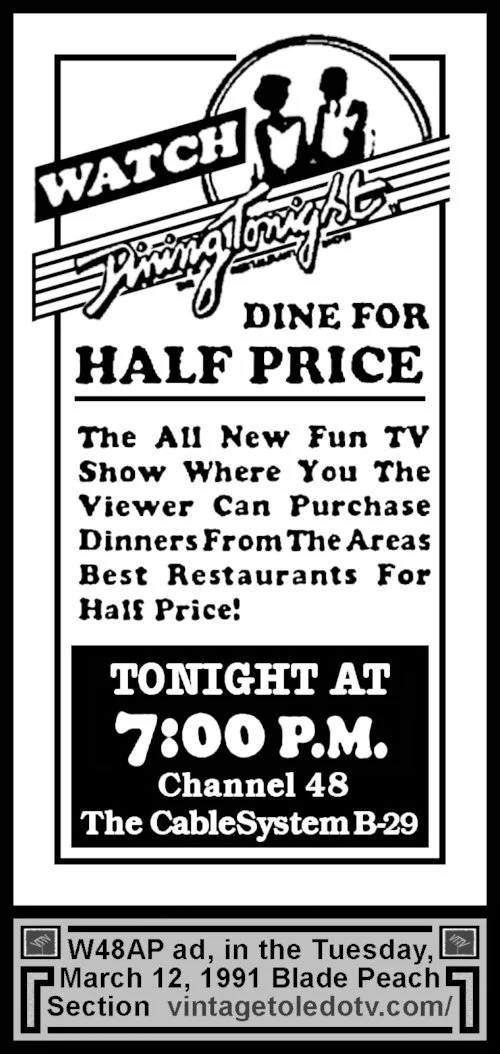 Dining Tonight (Tue 3/12/91 ad)