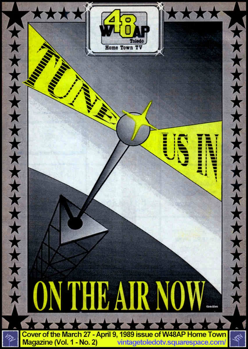 W48AP Home Town Magazine cover for 3/27/89 issue