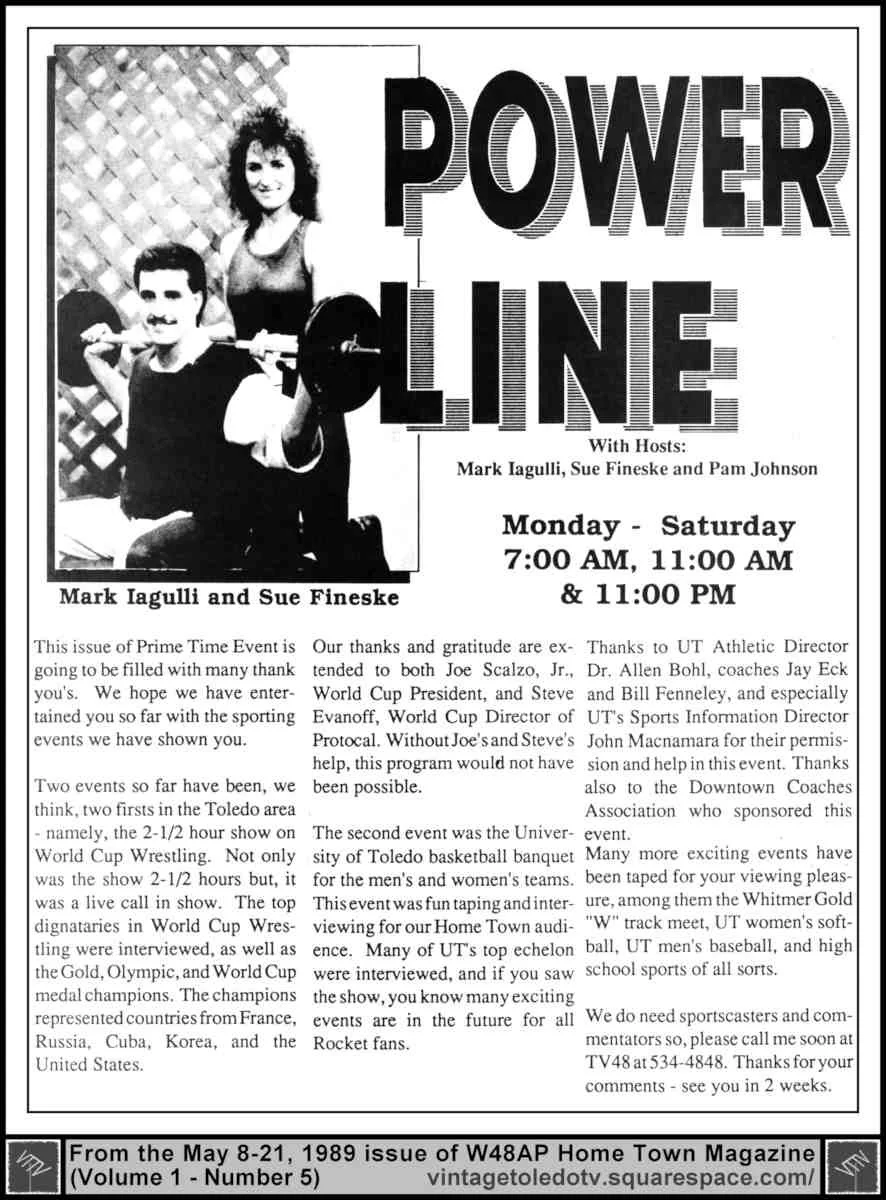 Power Line (Mark Iagulli & Sue Fineske) 5/8/89