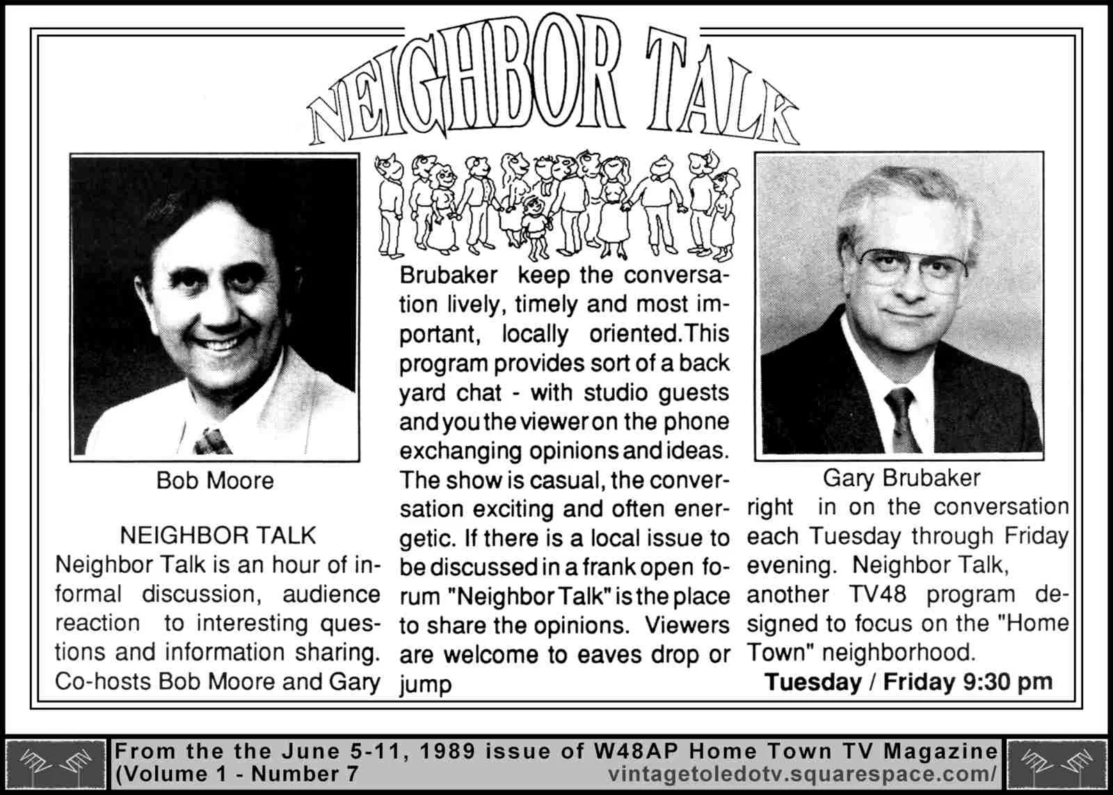 Neighbor Talk (Bob Moore & Gary Brubaker) 6/5/89