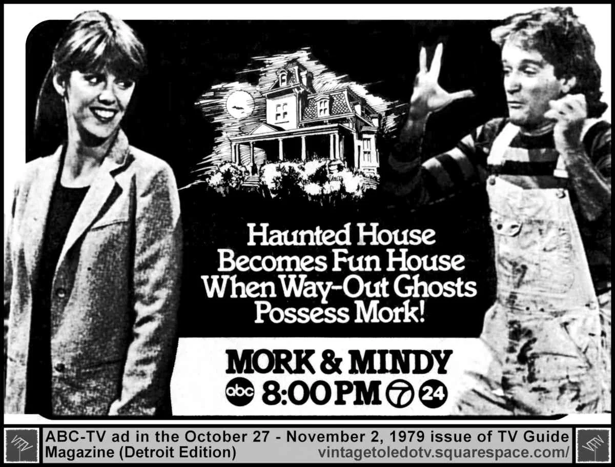 Mork & Mindy: A Morkyville Horror (Pam Dawber, Robin Williams) Sun 10/29/79