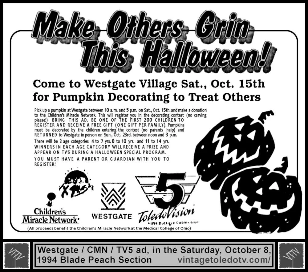 Westgate Village Pumpkin Decorating Contest (Sat 10/15/94)