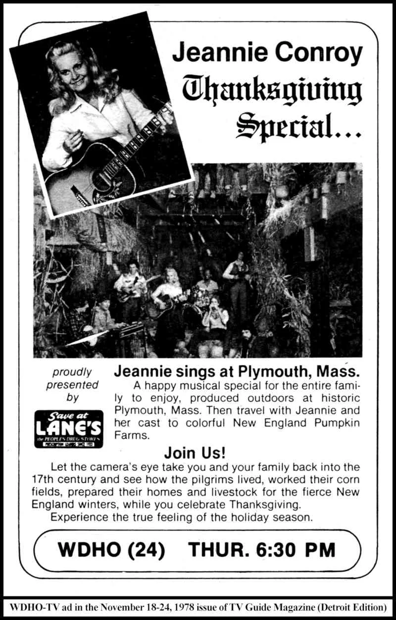 Jeannie Conroy Thanksgiving Special (24) 11/23/78