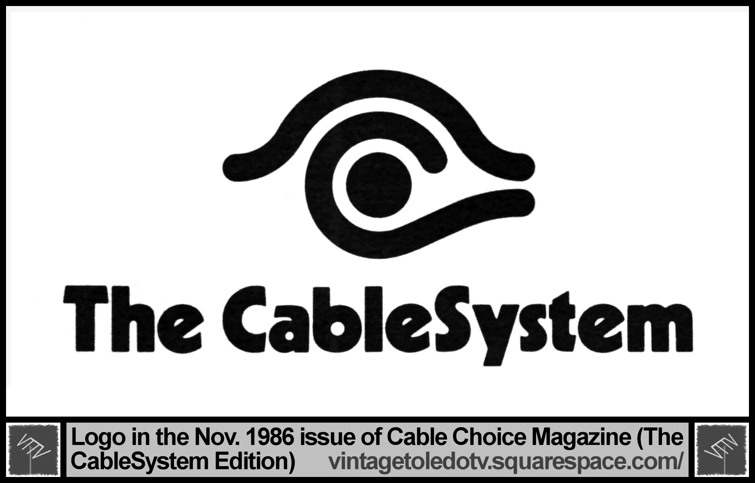 The CableSystem Logo (in the Nov. 1986 issue of Cable Choice Magazine)