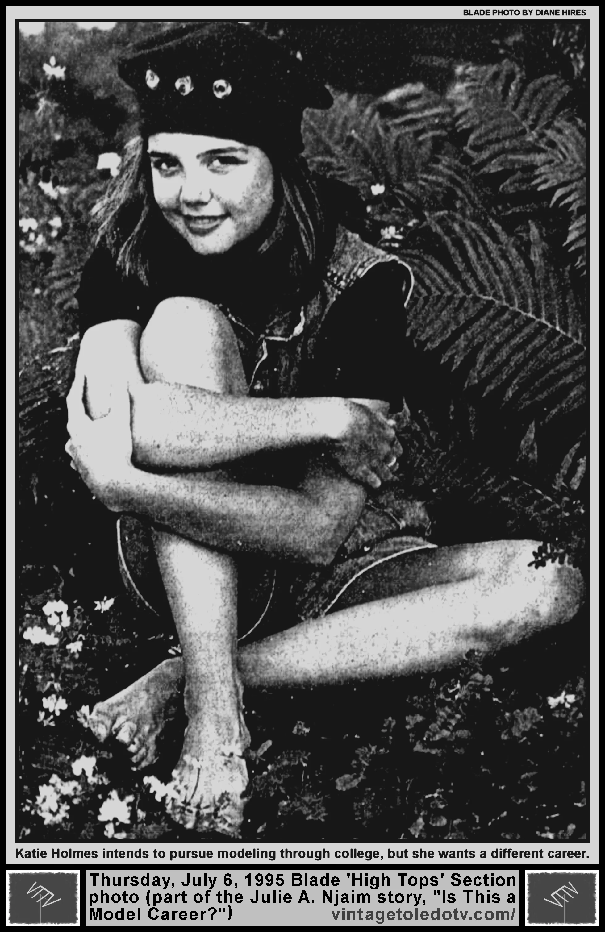 Thursday, 7/6/95 Photo in The Blade's 'High Tops' Section