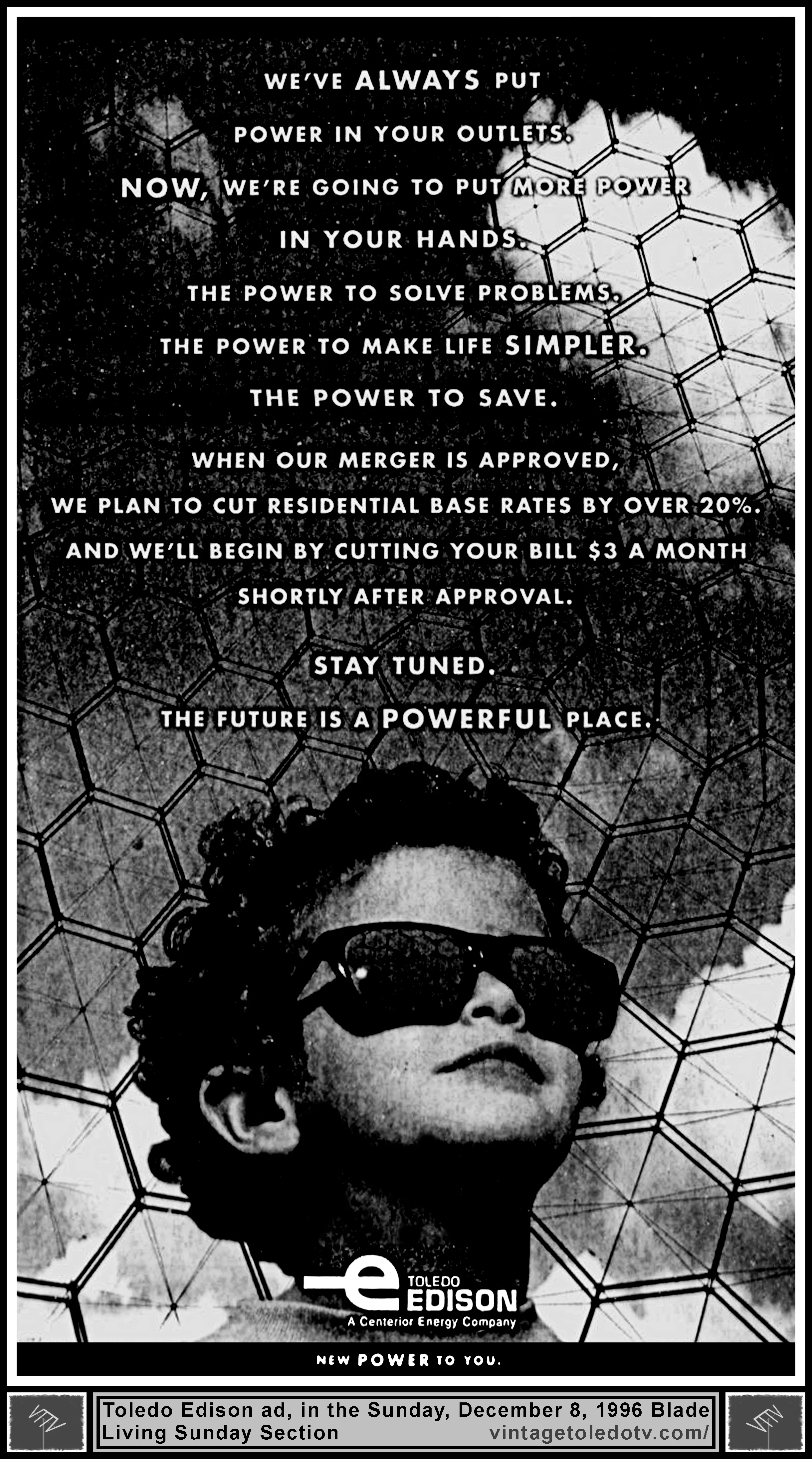 Toledo Edison Merger (Sun. 12/8/96 ad in The Blade Living Section)