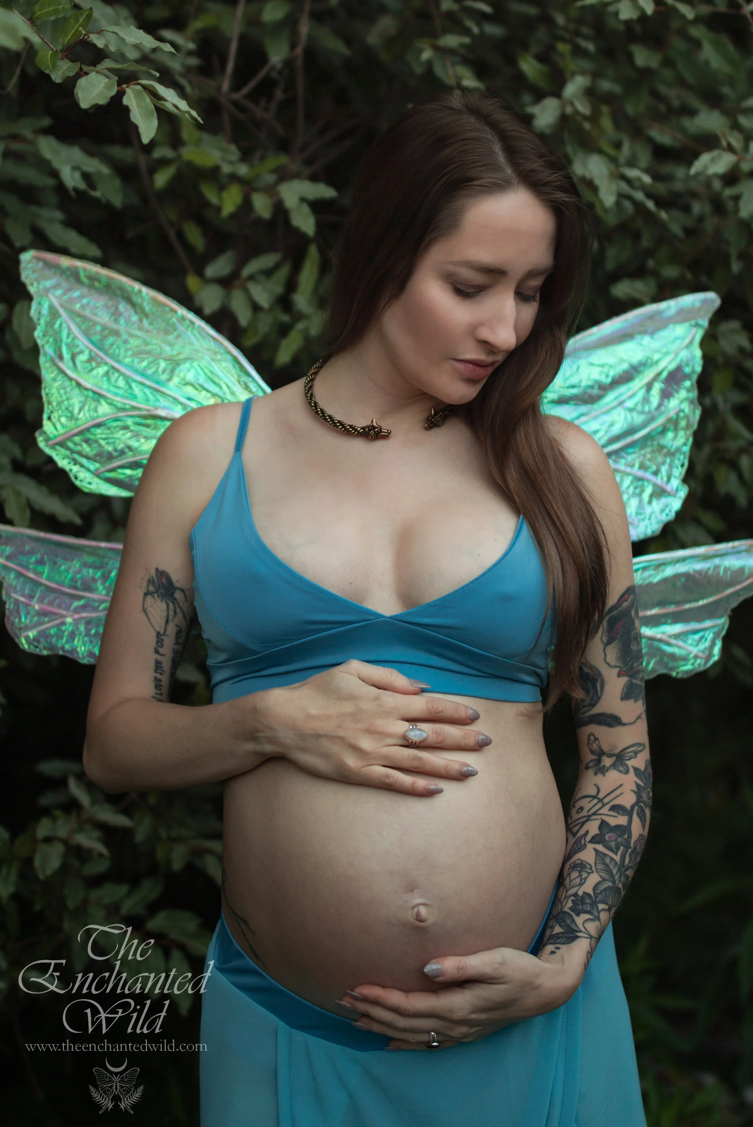 Brittany Redmon in her custom moth wings 3