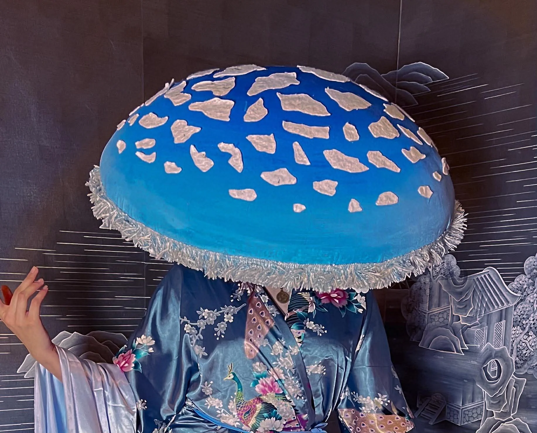  Blue Mushroom by The Phaneron Fae 