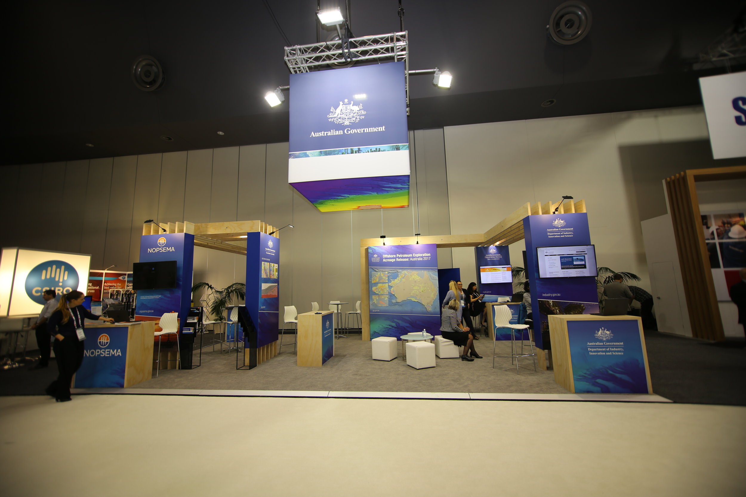  AUSTRALIAN GOVERNMENT EXHIBITION GRAPHICS AND BRANDING FOR THE ANNUAL APPEA 2017 CONFERENCE. 