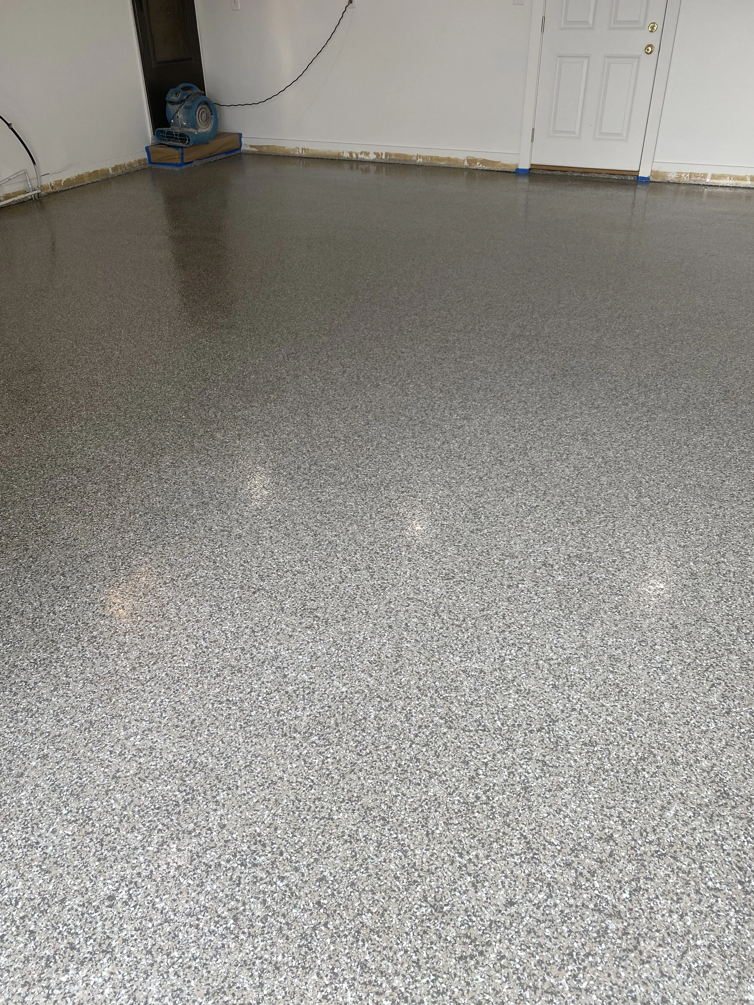 Polyaspartic Garage Floor