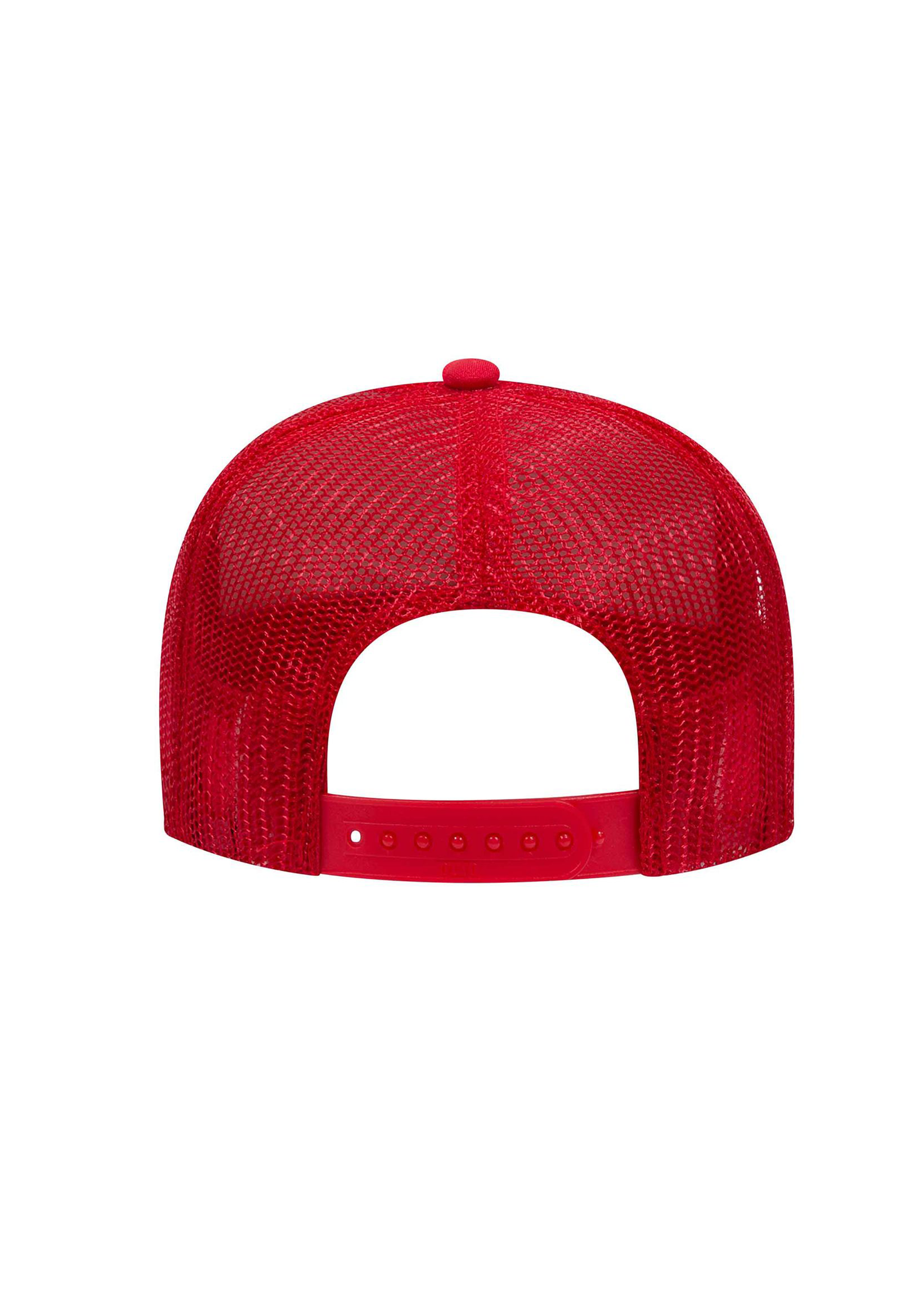 BC Dreams Come True Trucker Hat Bright Crimson & Cream_Back.png