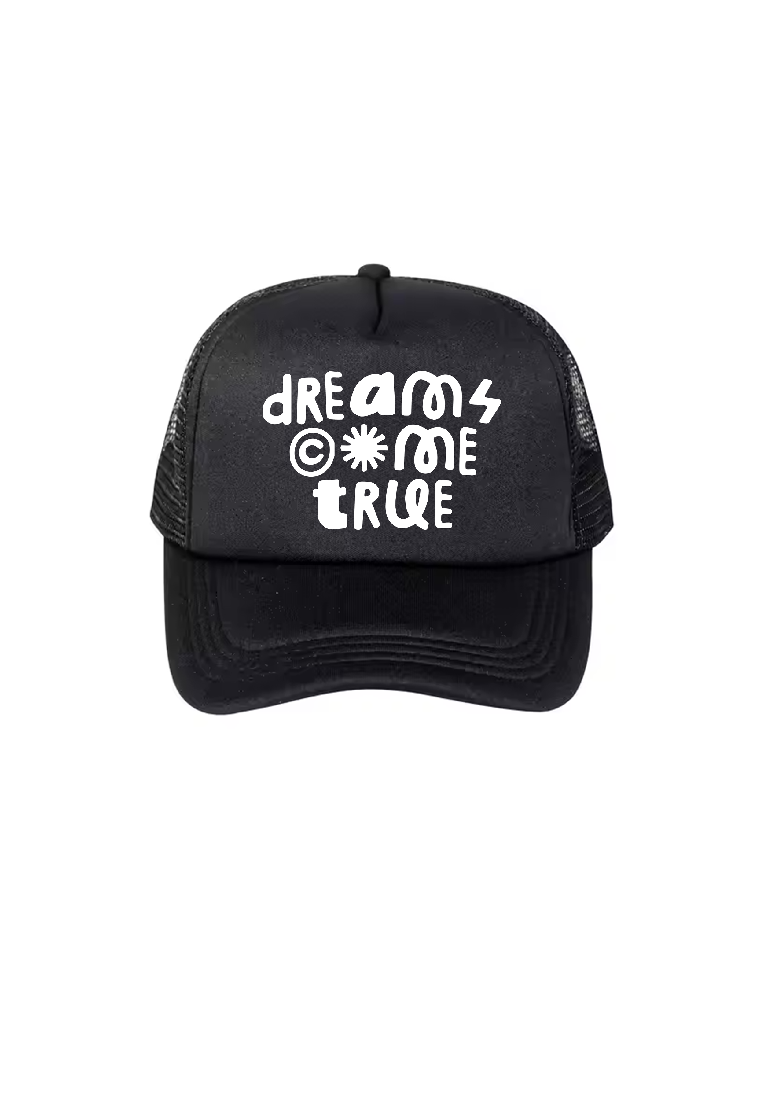 BC_Dreams Come True_Blk Wht_Trucker Front.png