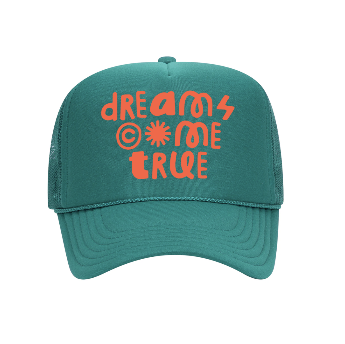 BC "Dreams Come True" Trucker Hat Jade Front .png