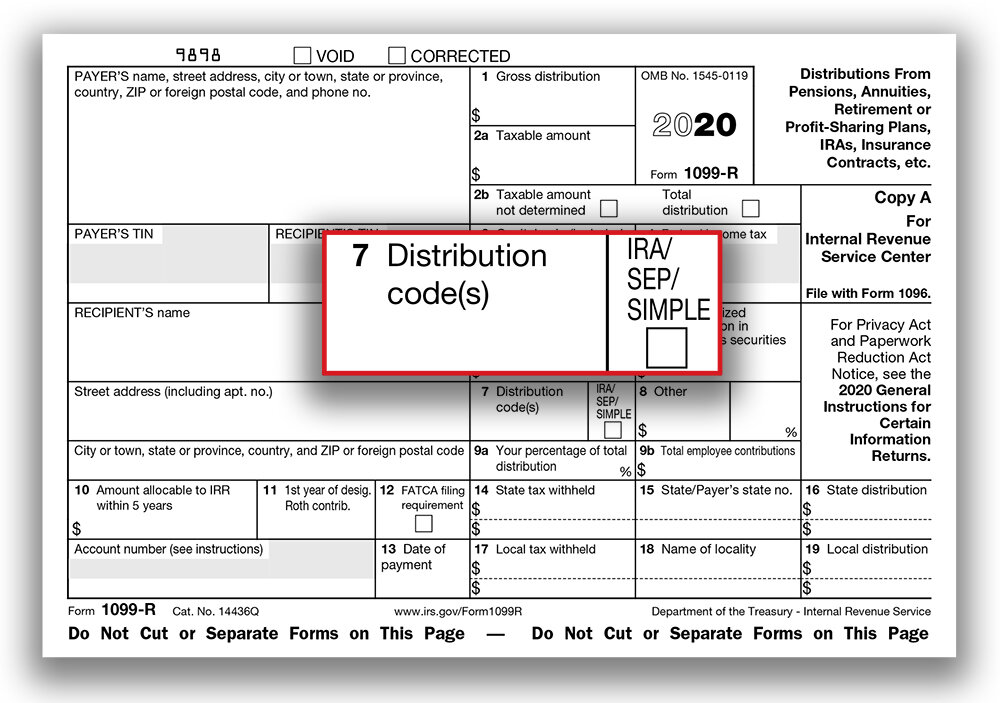 IRS Form 1099-R Box 7 Distribution Codes — Ascensus