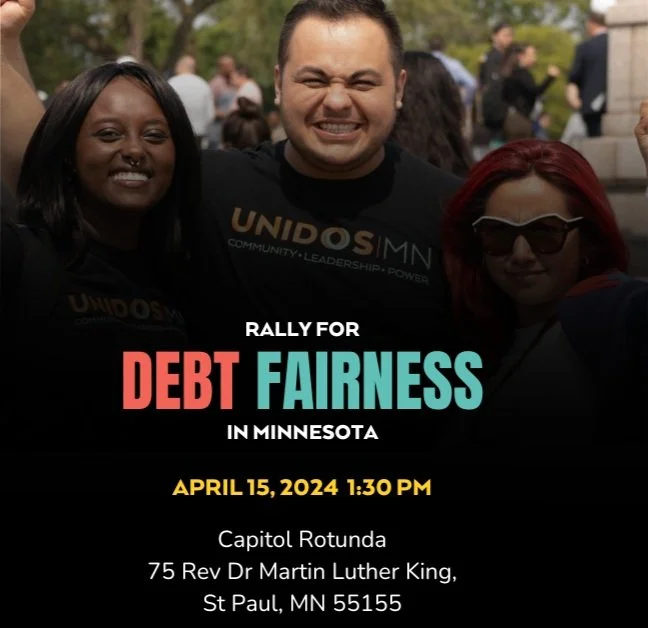 Rally for Debt Fairness in Minnesota