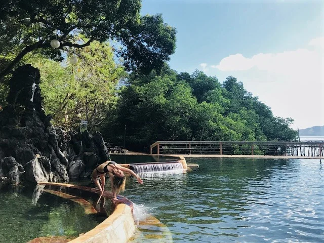 Hot springs yoga