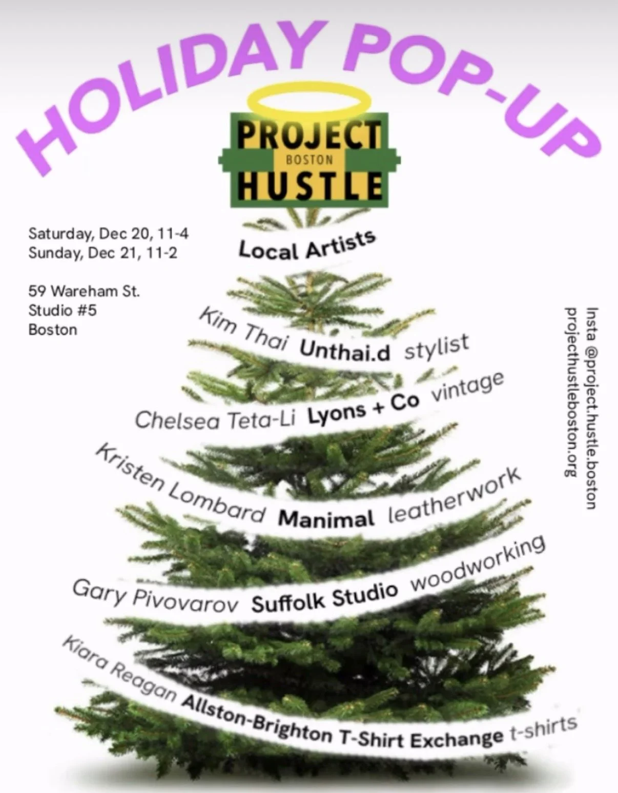 Project Hustle Holiday Pop Up
