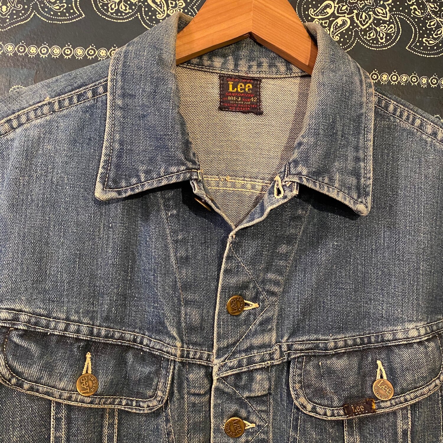 Vintage Lee 101-J Denim Jacket // size 42 — Mello and Sons