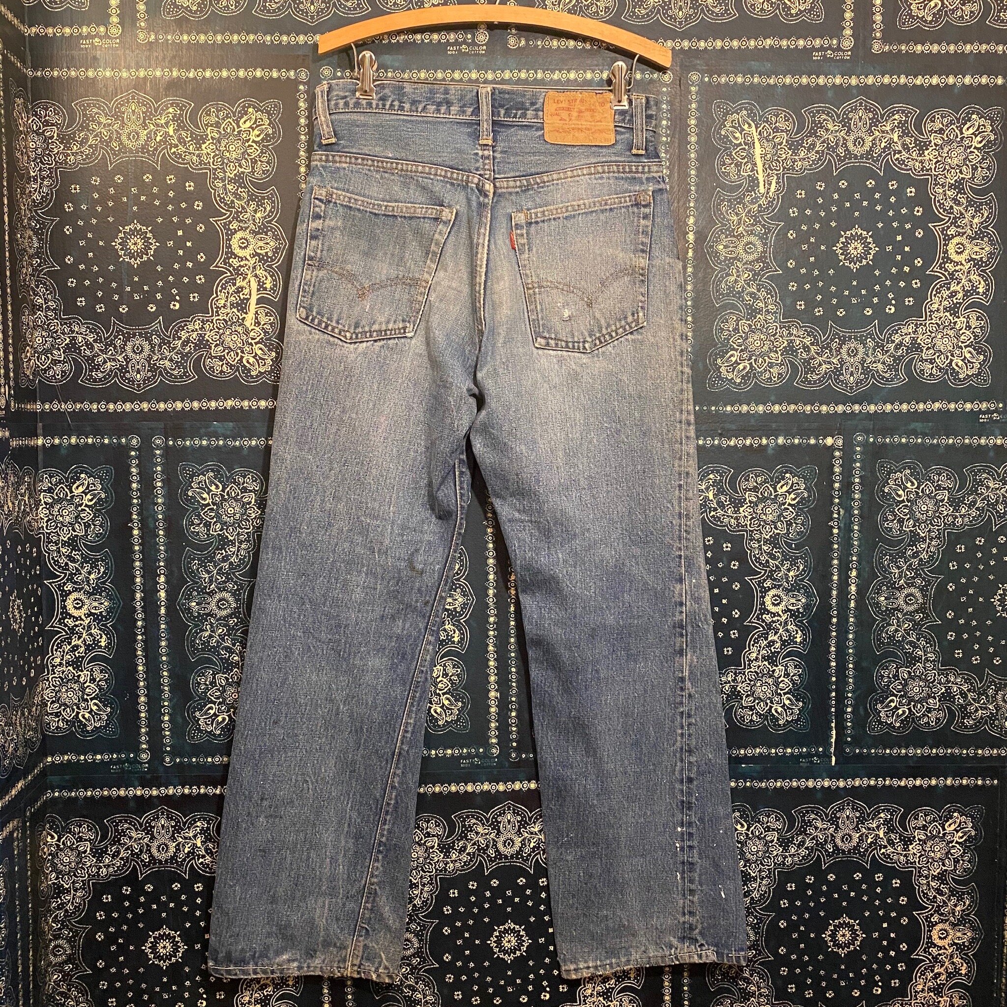LVC Men's LEVI'S 517-0217 BIG E BOOTCUT DARK Jeans 33 x32 (Fit 31.5x32)