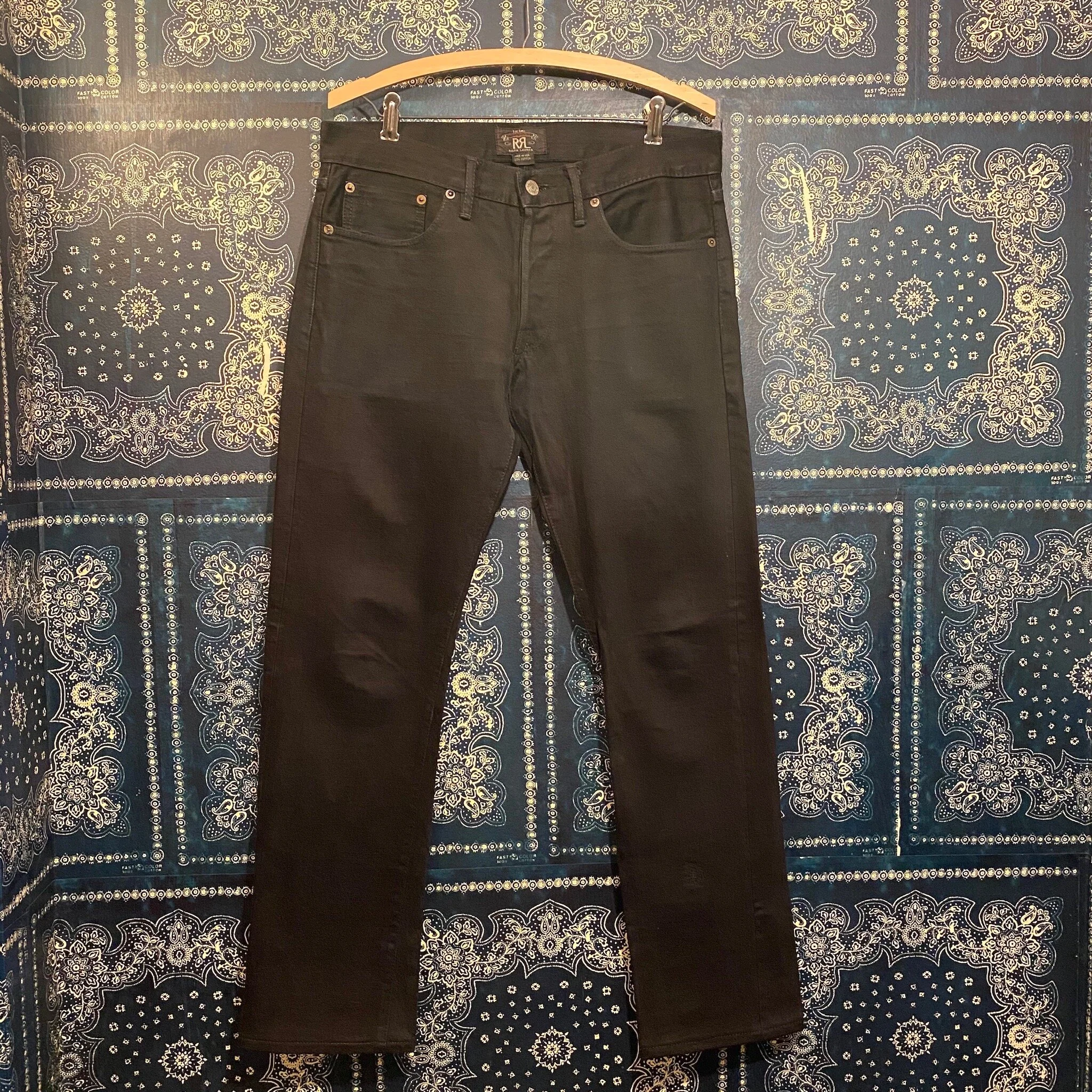 rrl black jeans