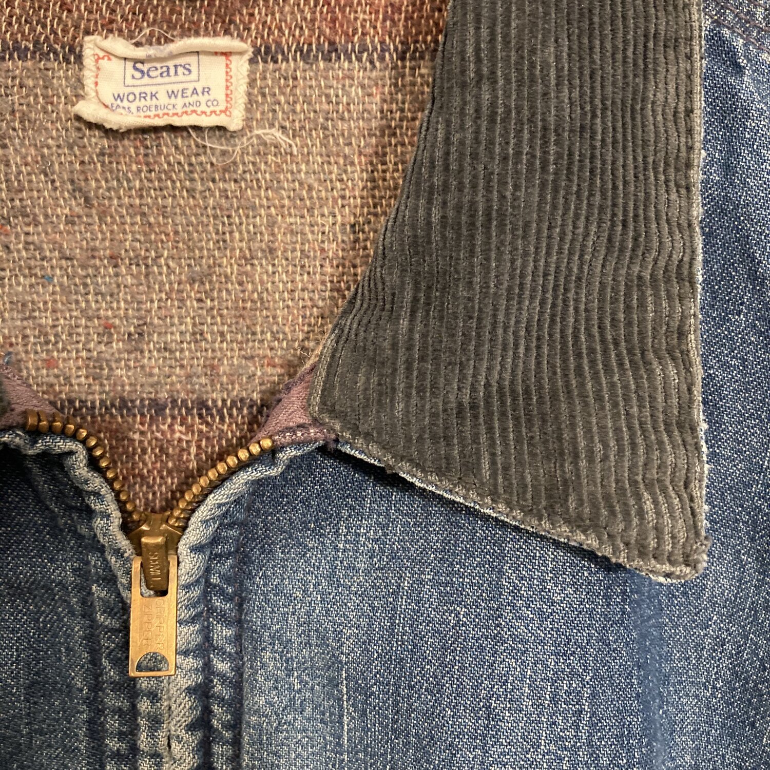 Vintage Sears Work Wear Denim Jacket — Mello and Sons