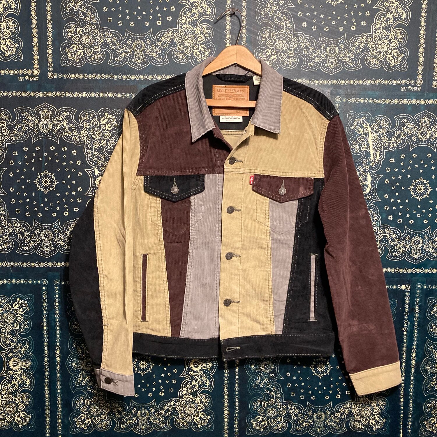 Levi's Colorblock Corduroy Trucker Jacket — Mello and Sons