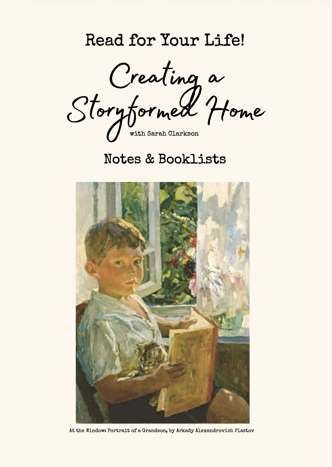 Read For Your Life! - Children's Literature Book List