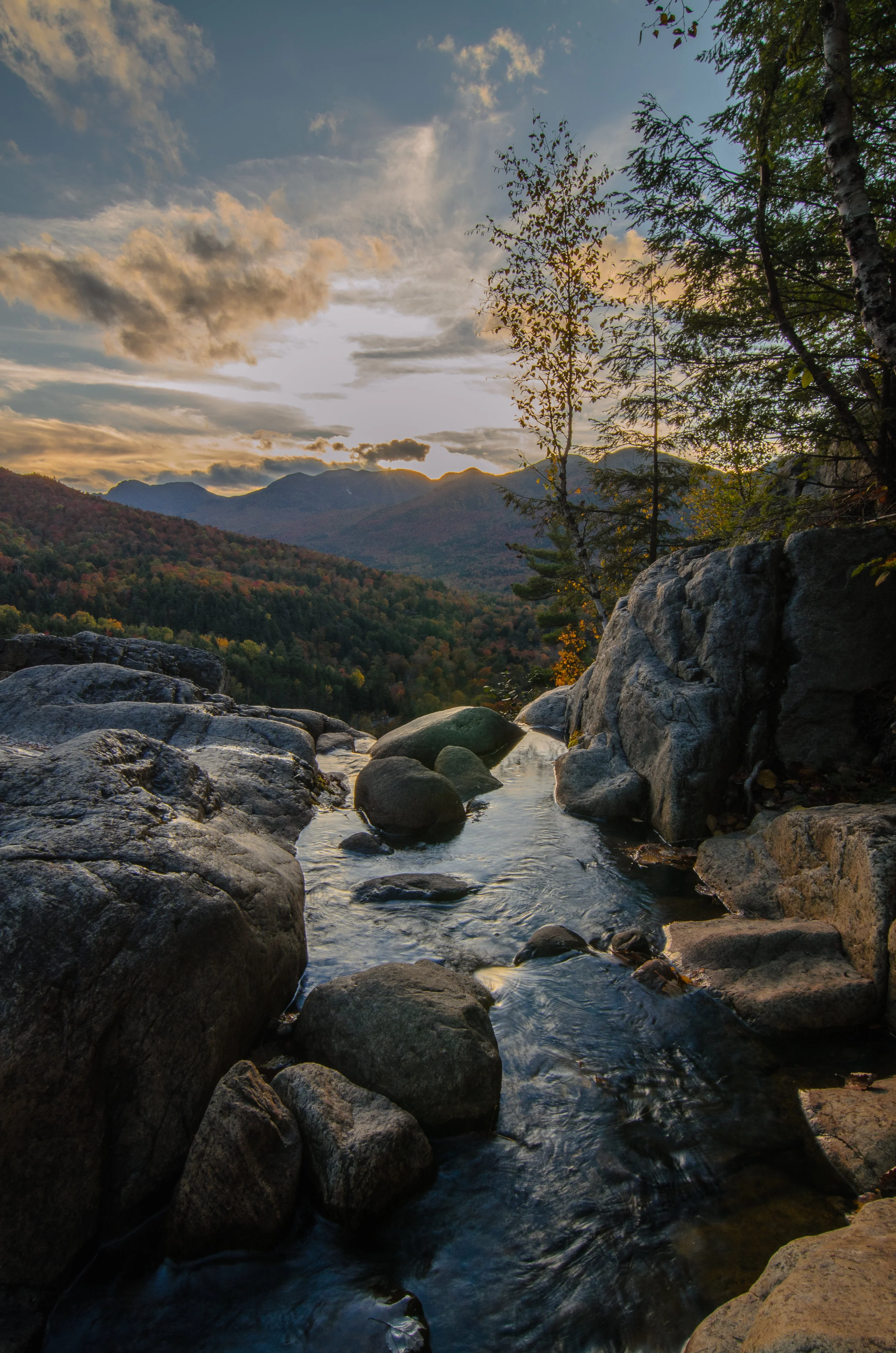 Roaring Brook Falls Sunset (1 of 1).jpg