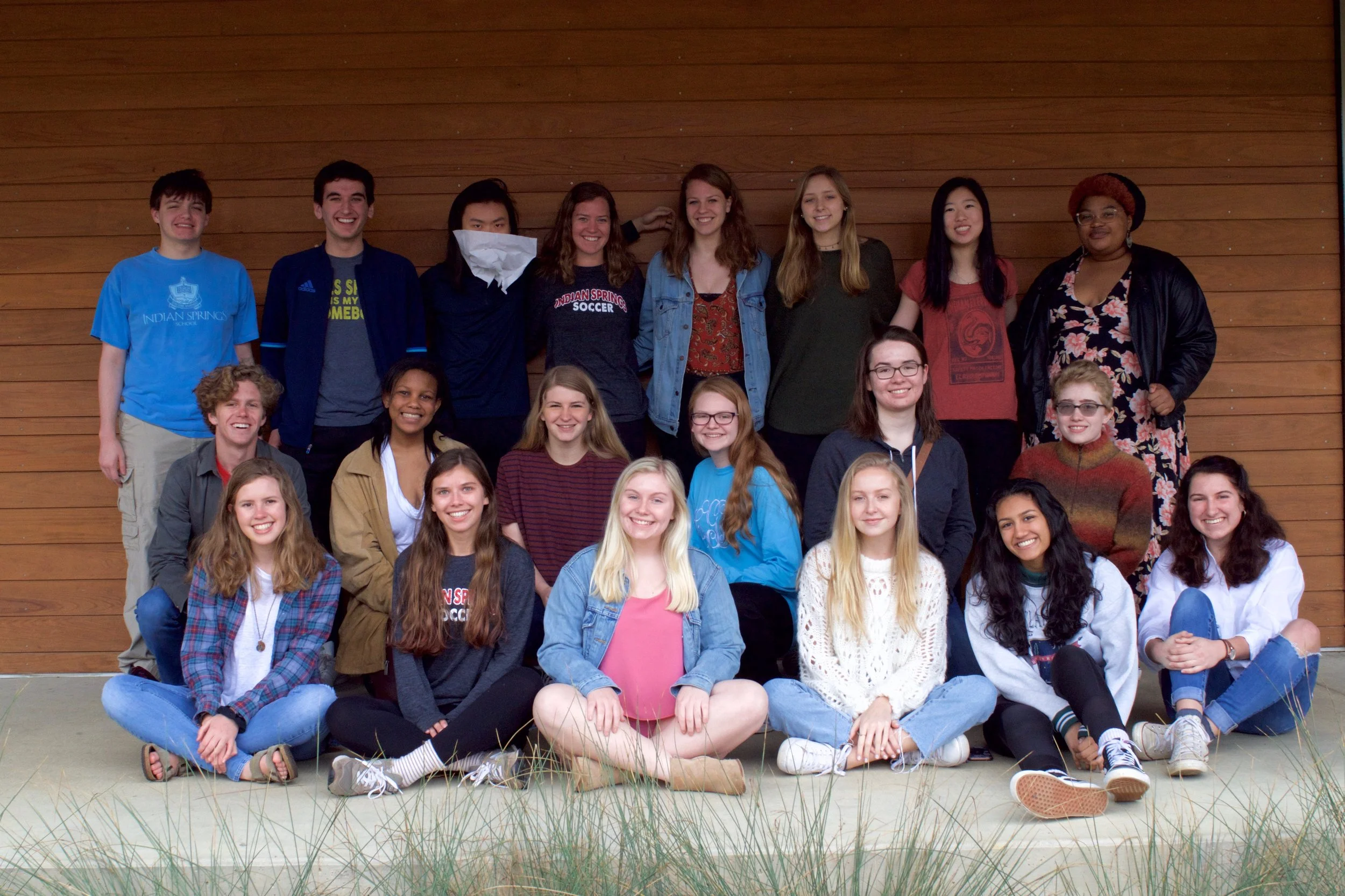 Top Left to Right: Josh Ragsdale ‘18, Jack Markert ‘19, Isaac Zhou ‘19, Maddie Davis ‘18, Ava Davis ‘18, Caroline Baker ‘18, Danielle Wu ‘18, Rachel Murdock ‘18; Middle: Max Simon ‘19, Kendall Owens ‘19, Mia Karle ‘19, Lily Geisen ‘21, Eliza Black ‘18, Sam St John ‘18; Bottom: Abigail Shepherd ‘19, Ada Cohen ‘18 (Editor in Chief), Carolyn Grammar ‘18, Sarah Toms ‘18, Bela Patel ‘18, Delaney Porter ‘18 Not Pictured: Abigail Mathis ‘18, Ally Stallings ‘19, Anna Lisa Goodson ‘18, Cecilia Reisner ‘18, Emma Wang ‘20, Galen Fleet ‘18, Grace O’Malley ‘18, Hal Rogers ‘18, Henry Goff ‘18, Jaye Vlachos ‘18, Katie Wiatrak ‘18, Maya Cassady ‘19, Wellington Jiang ‘22, Sarah Jane Hay ‘19