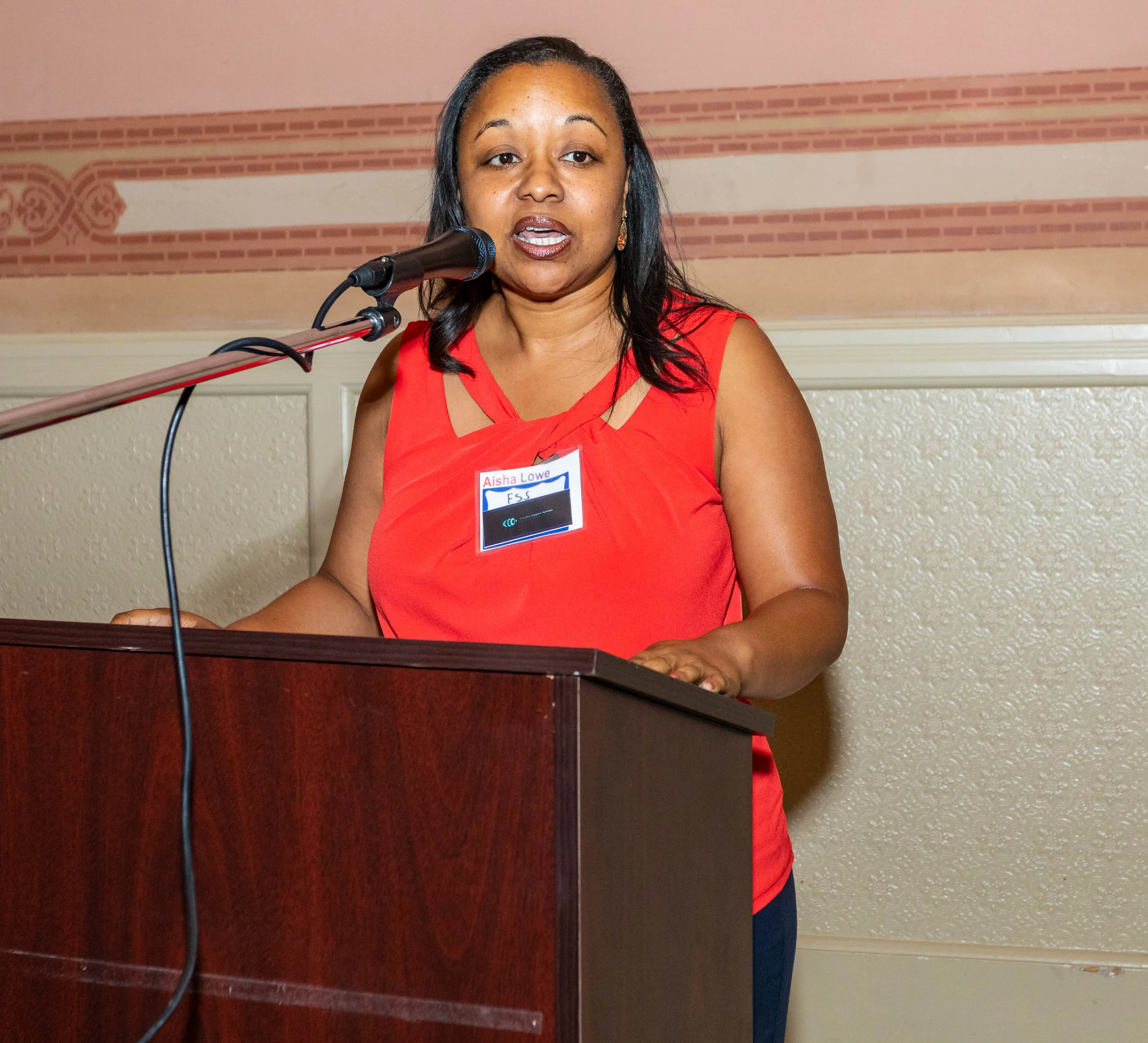 Aisha presents at the SEA Showcase