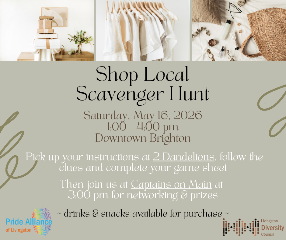 Shop Local Scavenger Hunt in Downtown Brighton