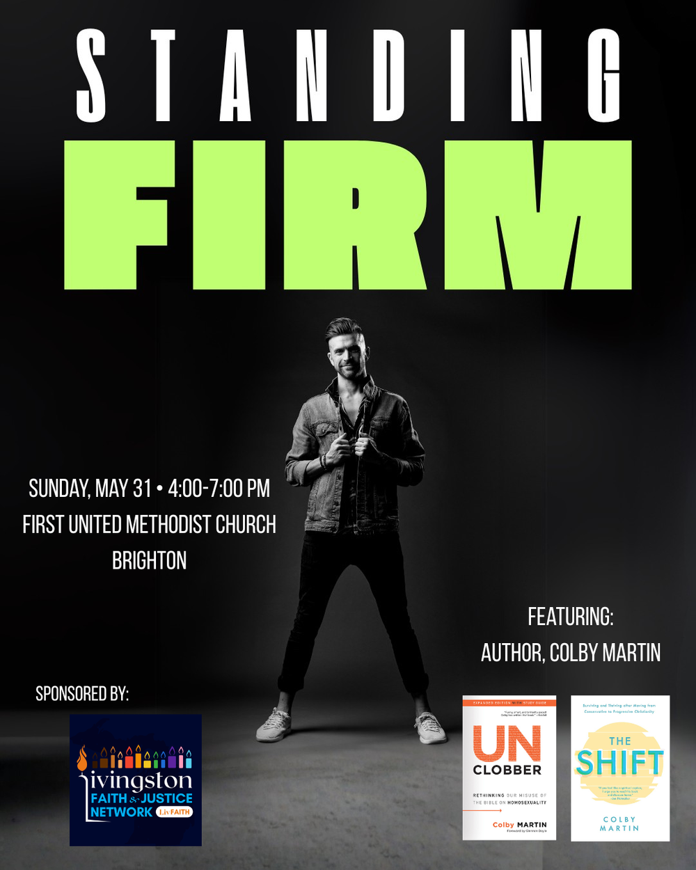 Standing Firm with Author Colby Martin — Livingston Diversity Council