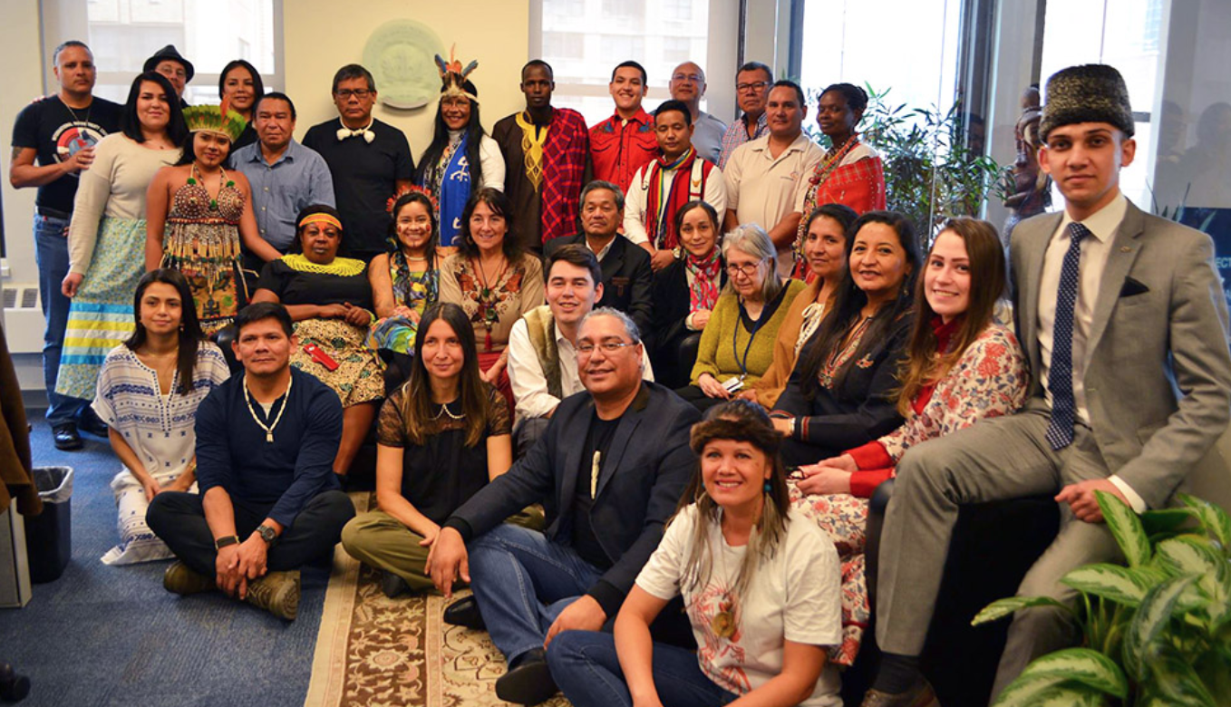 Project Access trainees represented the 7 recognized Indigenous regions of the world, facilitated by the Tribal Link Foundation at the UN Development Program in New York, NY.
