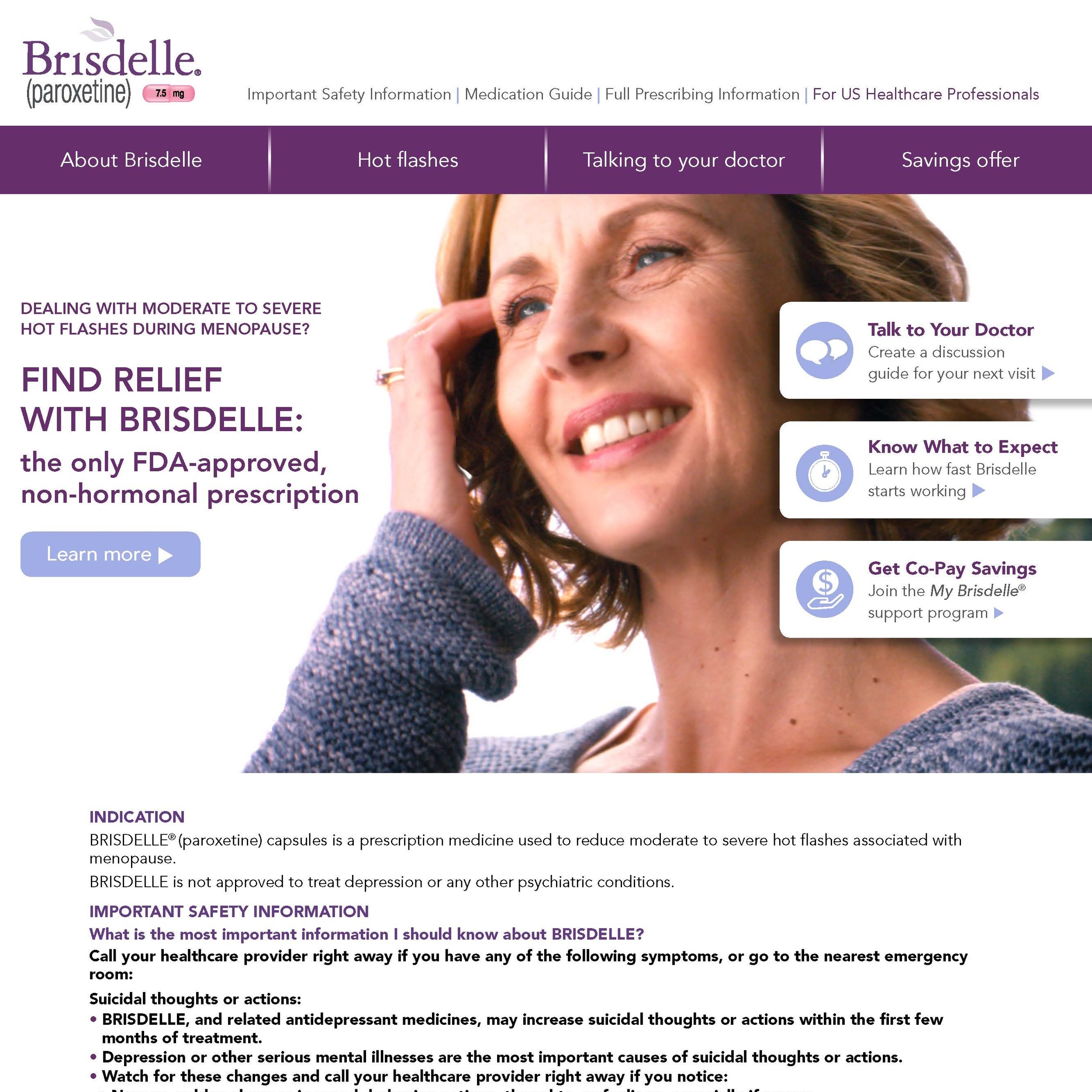 Brisdelle patient Web site (Copy)