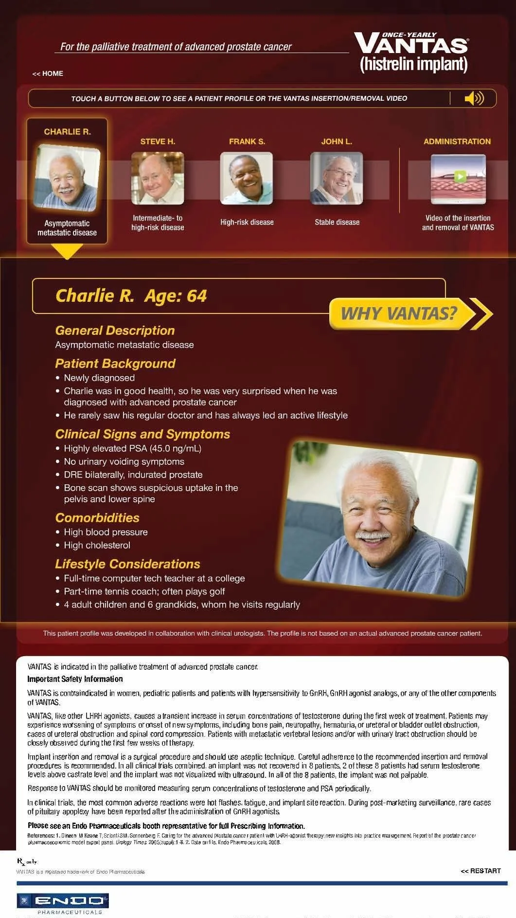 VANTAS TOUCHSCREEN CONVENTION PANEL