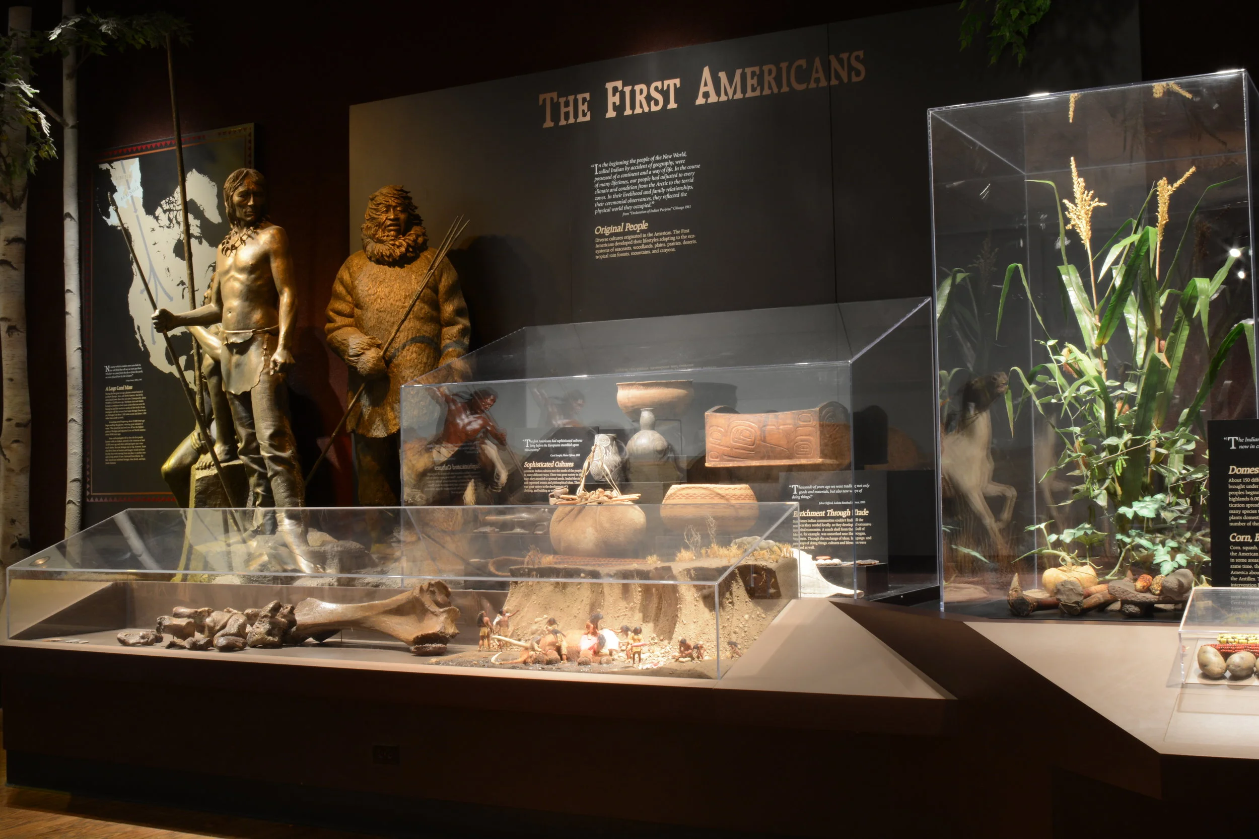  Mammoth Butchering Scene miniature diorama 