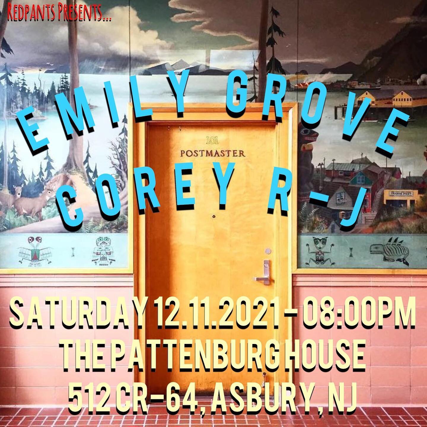 First solo gig in a very long time this Saturday @the_pattersonhouse with @emilygrovemusic. Come on by!