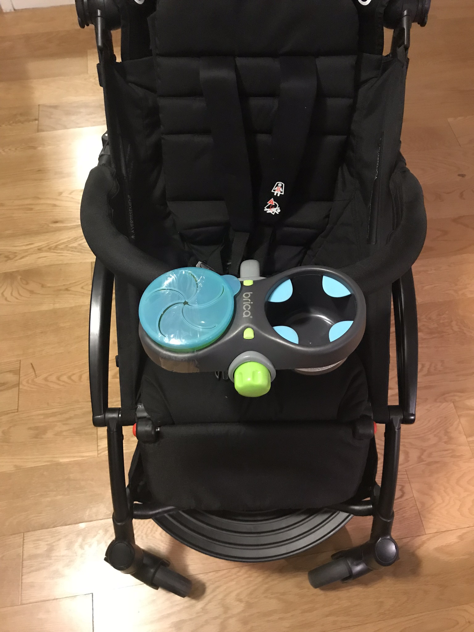 stroller with food tray