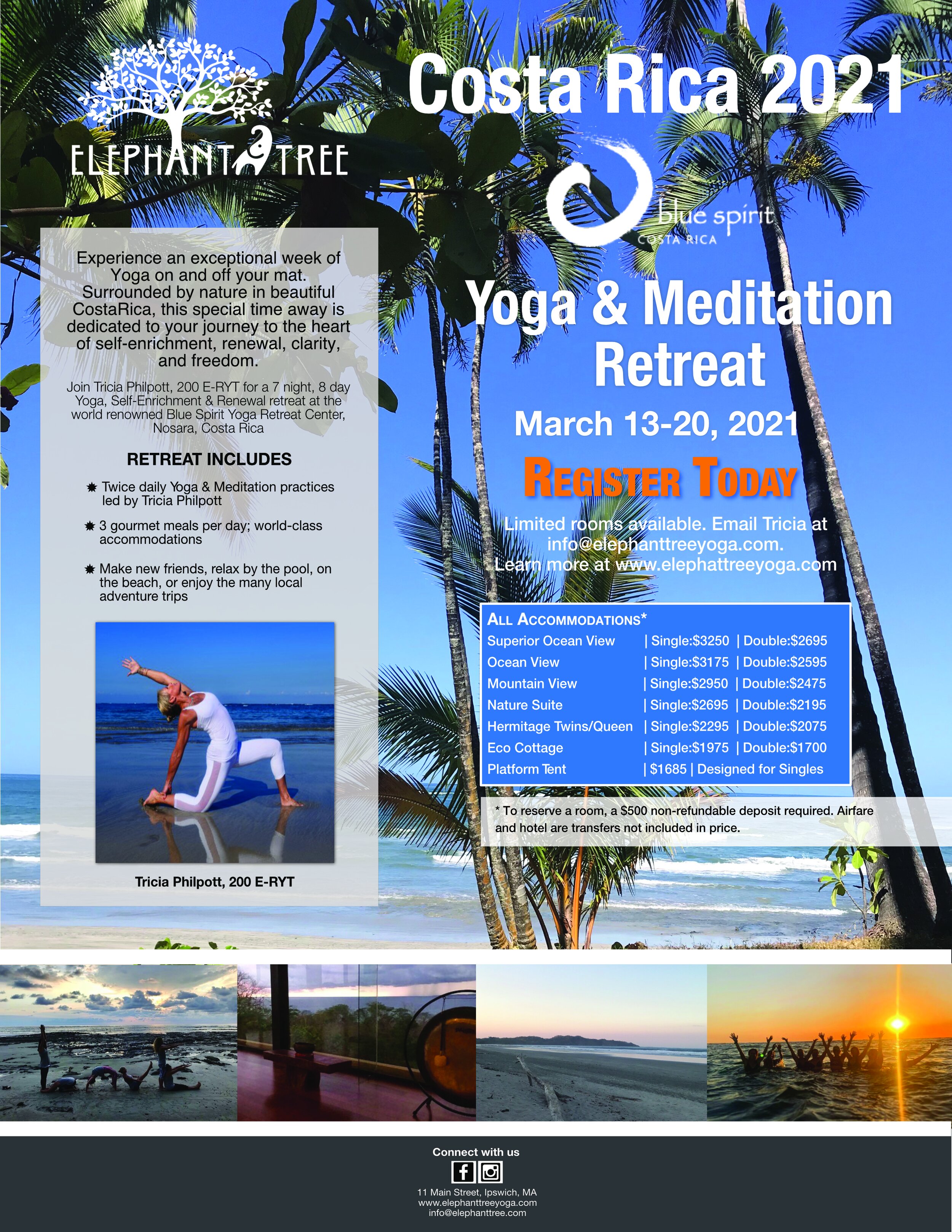 Costa Rica 2021 - Yoga & Mediation Retreat — Elephant Tree Yoga