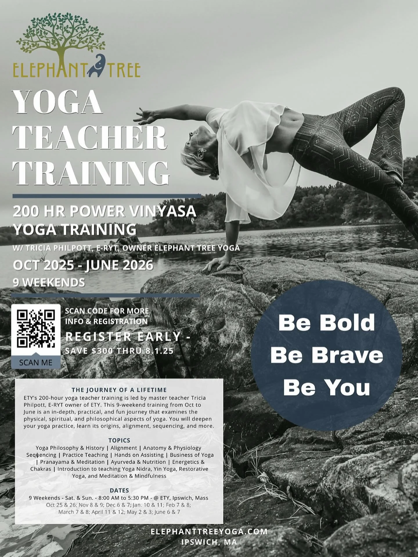 Teacher Training begins October 25th!🐘🌳
&bull;
&bull;
&bull;
#ety #elephanttreeyoga #ipswichma #ipswichyoga #northshore #northshorema #northshoreyoga #northshoremayoga #poweryoga #power #vinyasa
