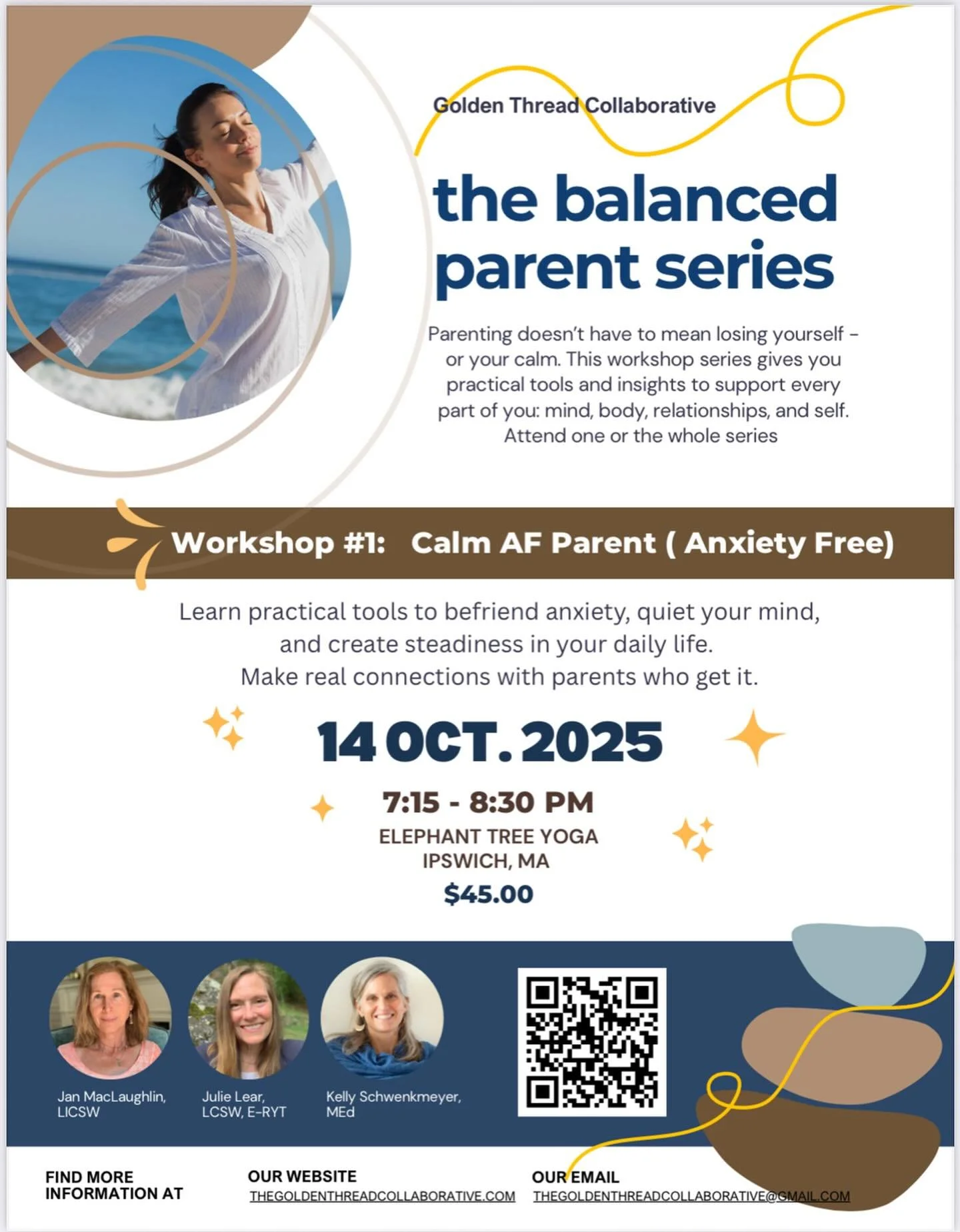 Calling all parents 📣 don&rsquo;t miss out on this wonderful series with Jan, Julie, and Kelly starting on October 14th!
&bull;
&bull;
&bull;
#ety #elephanttreeyoga #ipswichma #ipswichyoga #northshore #northshorema #northshoreyoga #northshoremayoga 