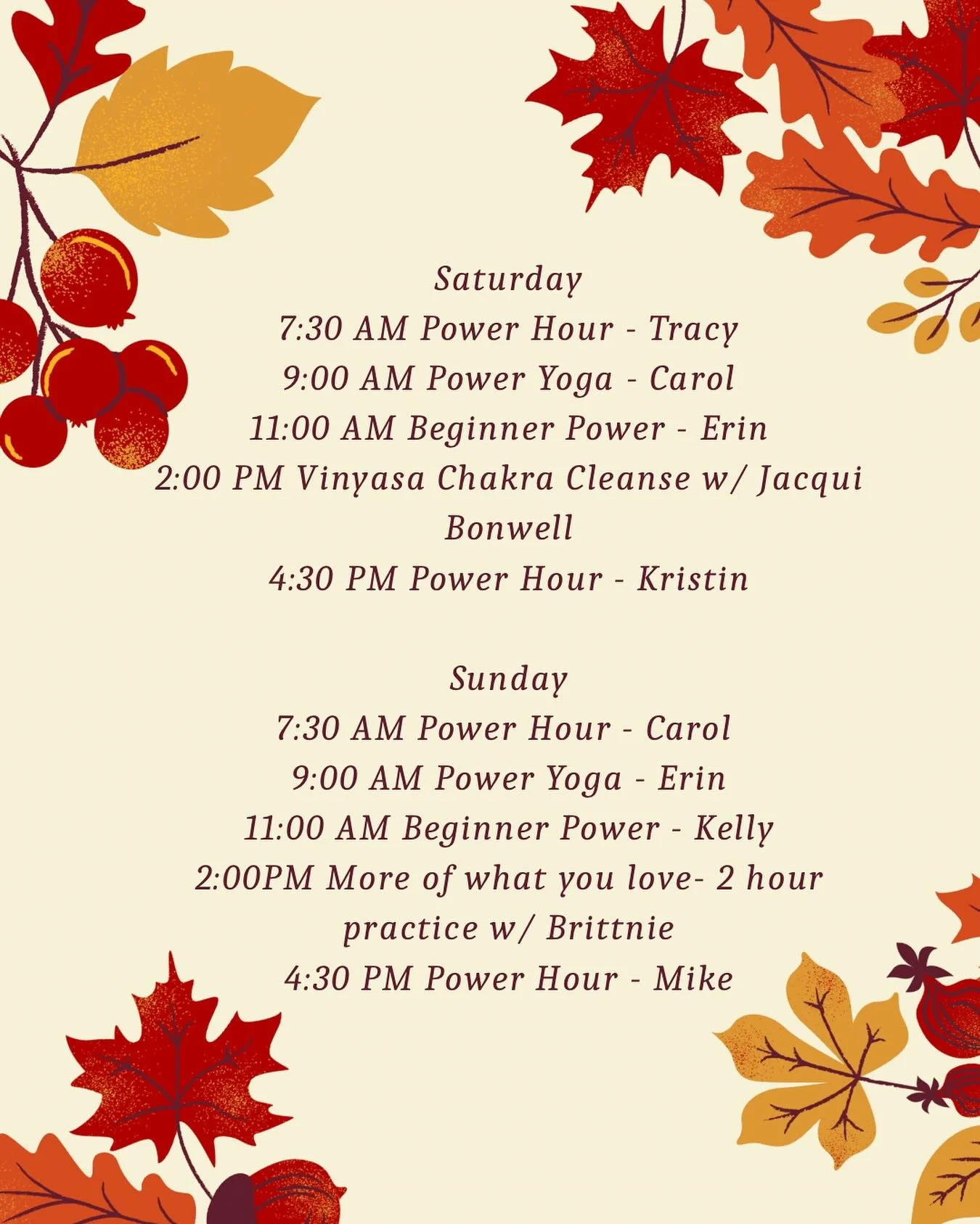 Weekend starts now! We have a packed schedule with special classes on Saturday and Sunday! Join us on the mat!🐘🌳
&bull;
&bull;
&bull;
#ety #elephanttreeyoga #ipswichma #ipswichyoga #northshore #northshorema #northshoreyoga #northshoremayoga #powery