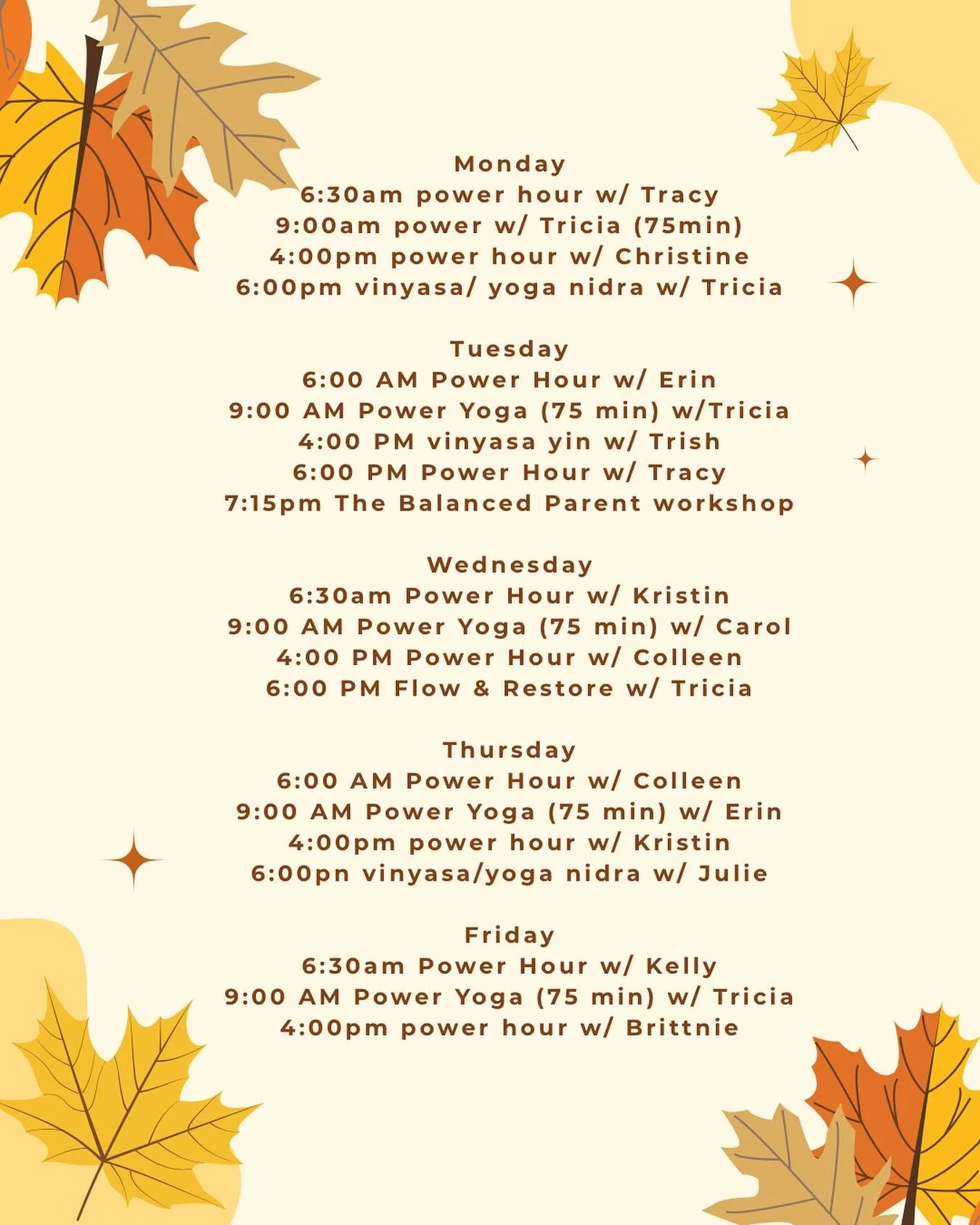 Find time to practice before the holiday rush begins! 🐘🌳🍂
&bull;
&bull;
&bull;
#ety #elephanttreeyoga #ipswichma #ipswichyoga #northshore #northshorema #northshoreyoga #northshoremayoga #poweryoga #power #vinyasa