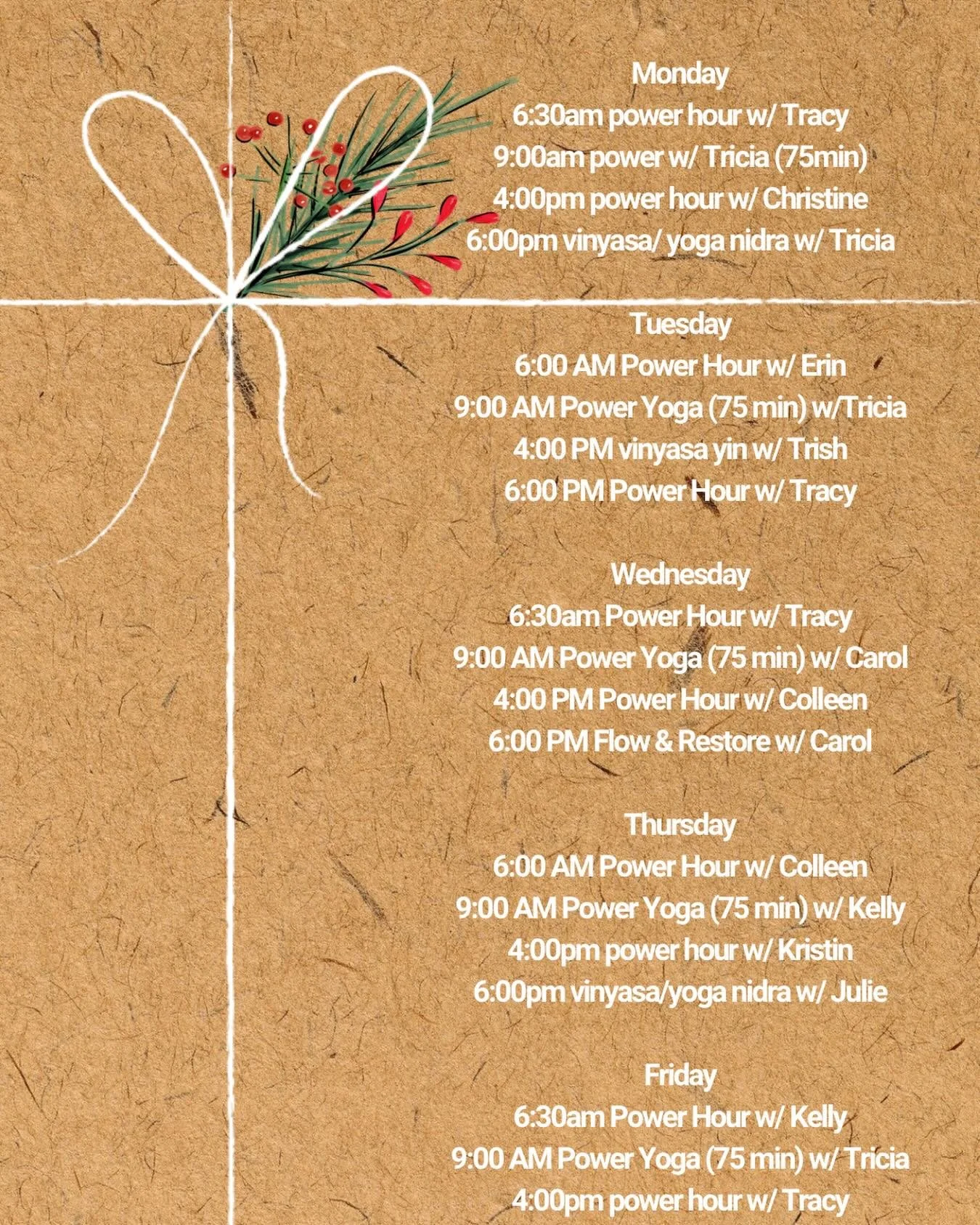 Slow down on the mat this week!🐘🌳🎄
&bull;
&bull;
&bull;
#ety #elephanttreeyoga #ipswichma #ipswichyoga #northshore #northshorema #northshoreyoga #northshoremayoga #poweryoga #power #vinyasa