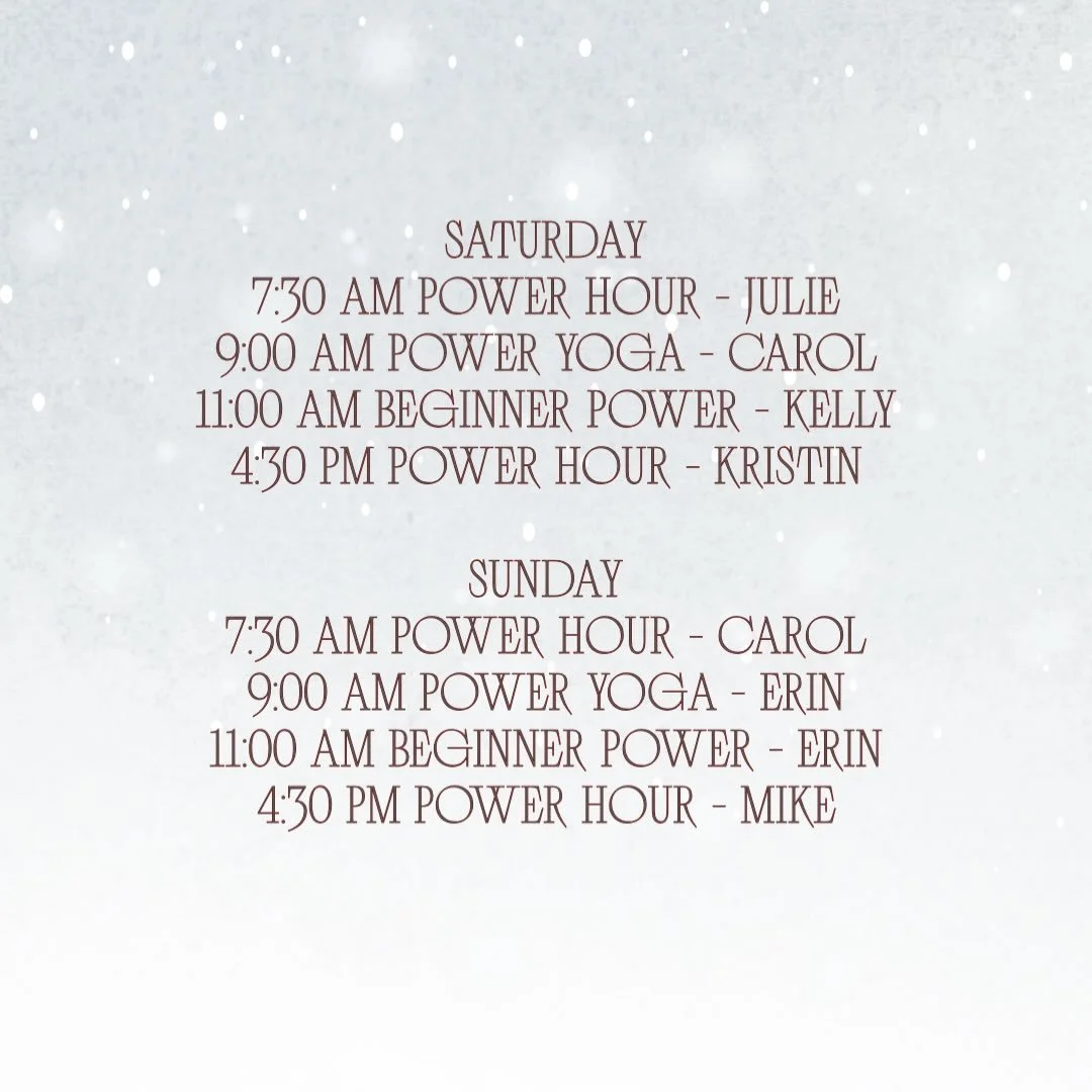 More snow?! Join us for yoga to warm up and thaw out from the winter weather🐘🌳❄️
&bull;
&bull;
&bull;
#ety #elephanttreeyoga #ipswichma #ipswichyoga #northshore northshorema northshoreyoga northshoremayoga poweryoga power vinyasa