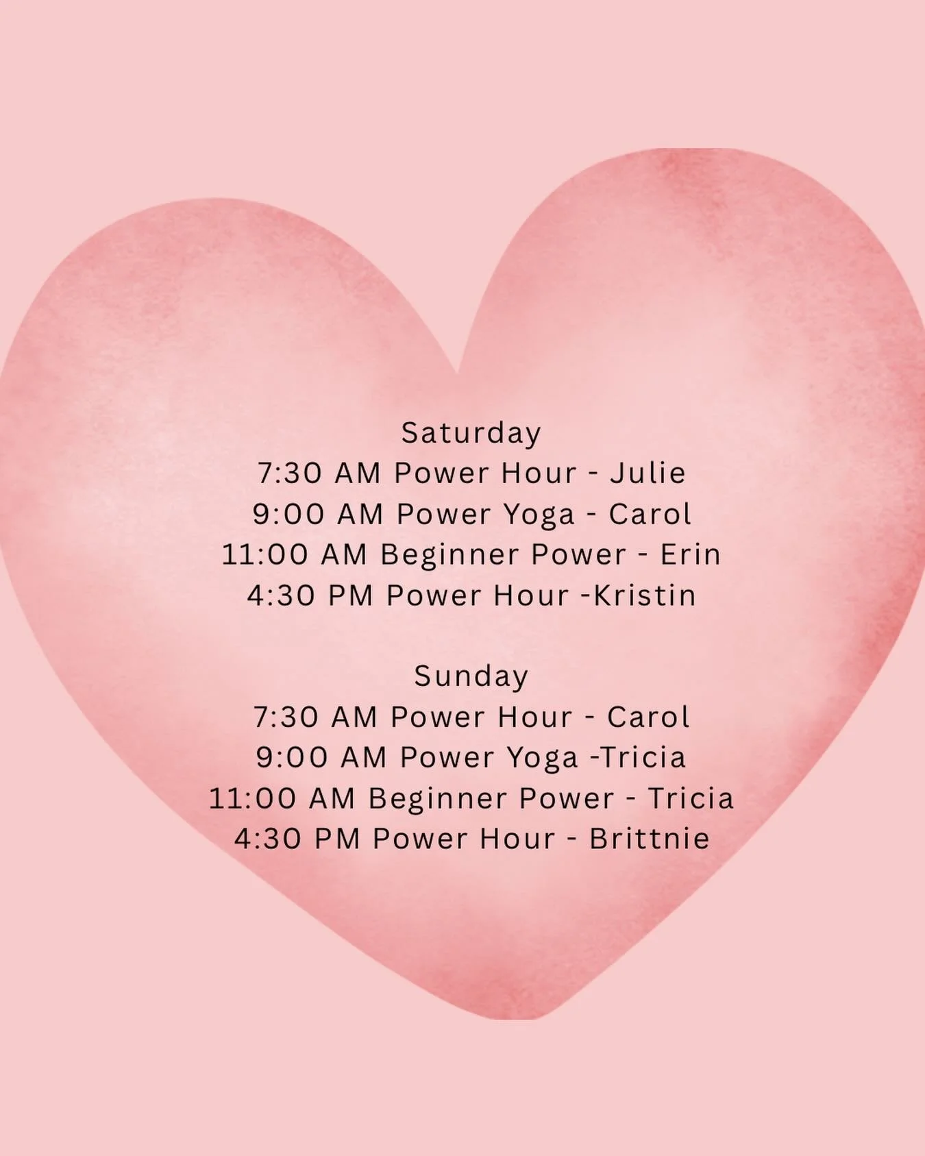 Love is in the air&hellip;and on the mat! Join us all weekend for some self-love💞
&bull;
&bull;
&bull;
#ety #elephanttreeyoga #ipswichma #ipswichyoga #northshore northshorema northshoreyoga northshoremayoga poweryoga power vinyasa