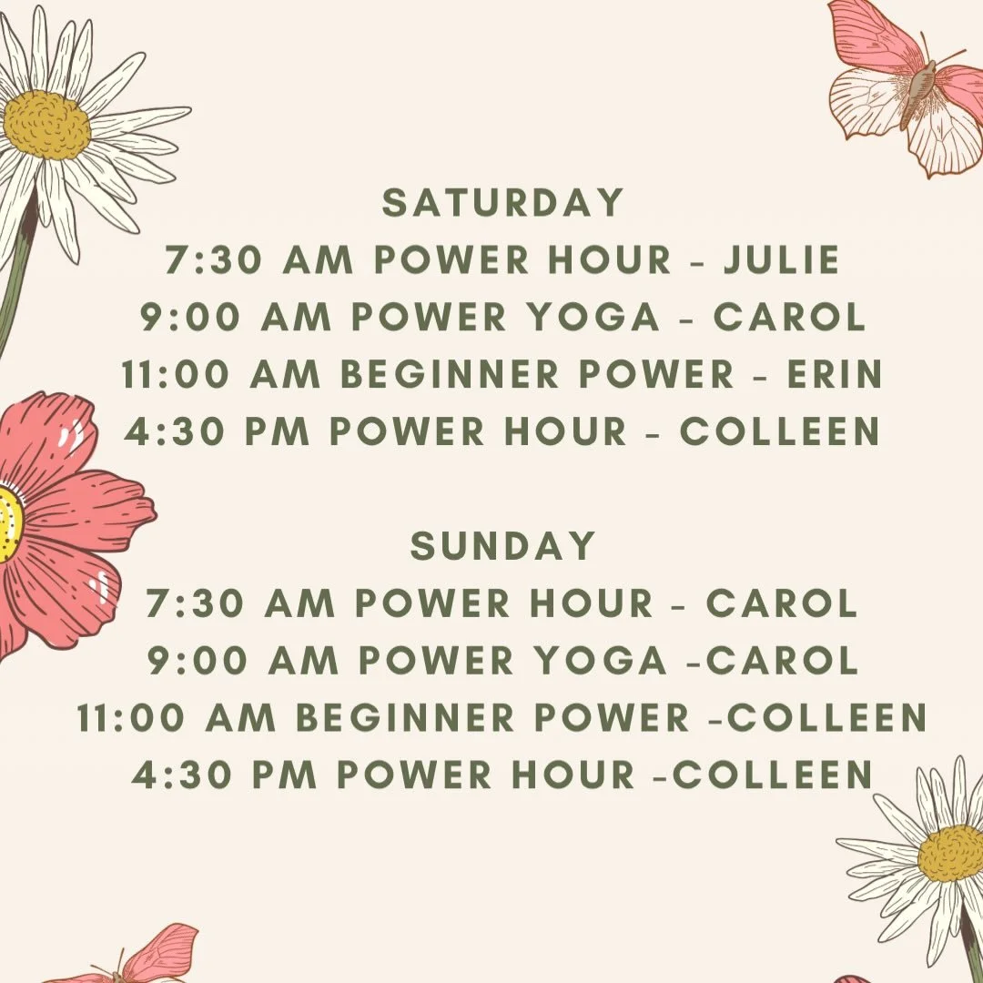 Enjoy the weekend, yogis!! 
&bull;
&bull;
&bull;
&bull;
&bull;
&bull;
#ety #elephanttreeyoga #ipswichma #ipswichyoga #northshore northshorema northshoreyoga northshoremayoga poweryoga power vinyasa