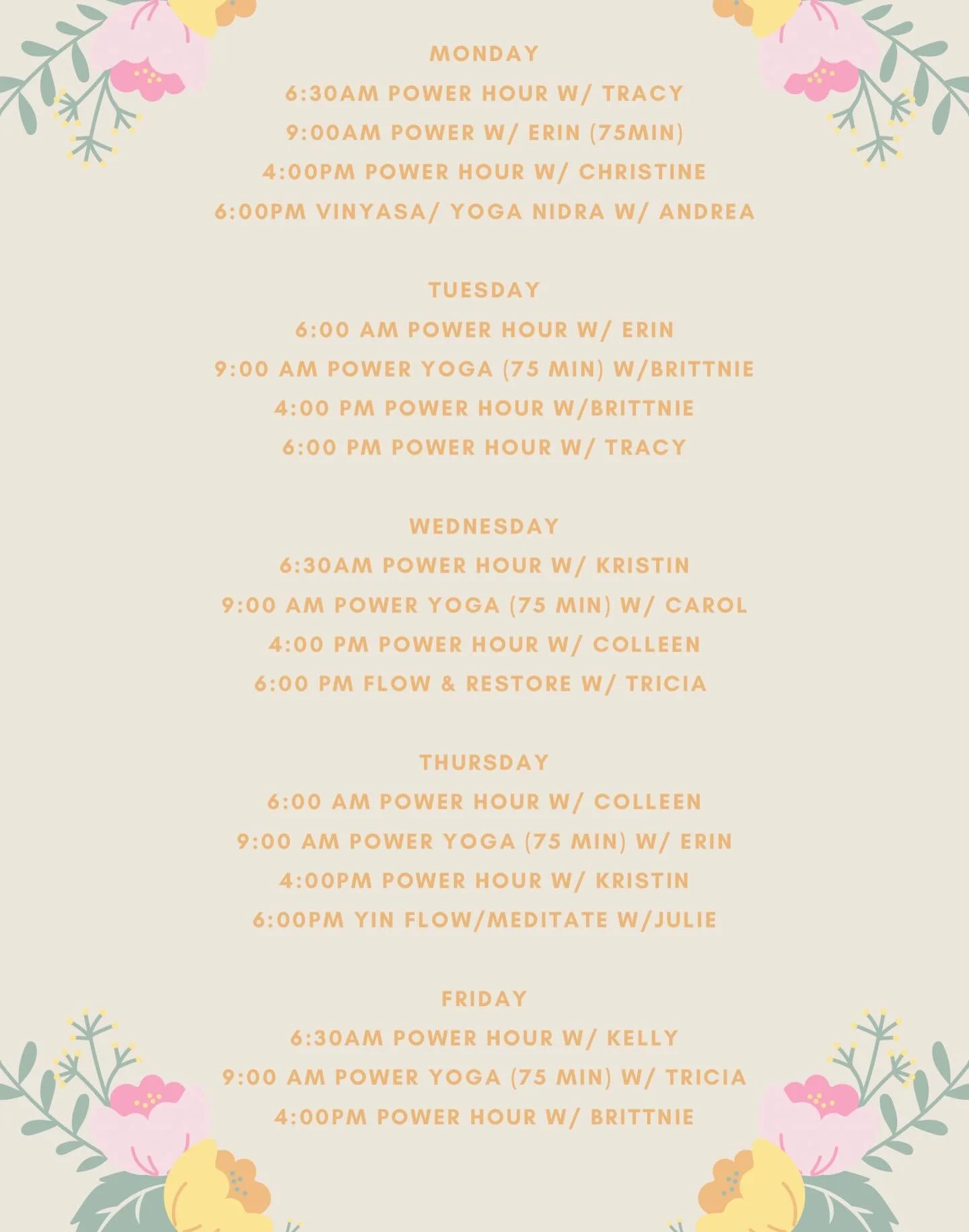 Join us this week for some self-care&hellip;you deserve it!🐘🌳🌸
&bull;
&bull;
&bull;
#ety #elephanttreeyoga #ipswichma #ipswichyoga #northshore northshorema northshoreyoga northshoremayoga poweryoga power vinyasa