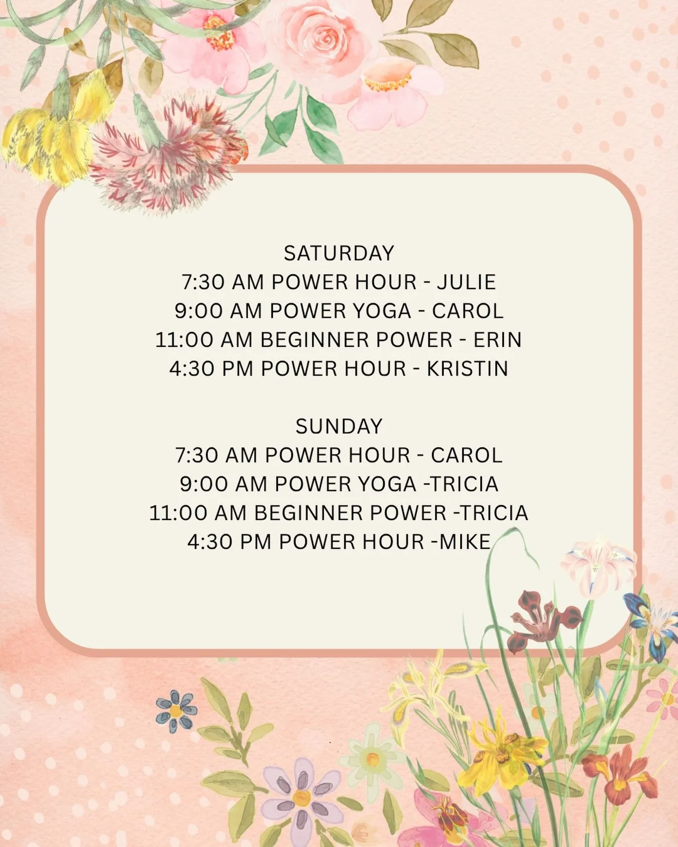 The weekend is here! Join us on the mat 🐘🌳🌷
&bull;
&bull;
&bull;
#ety #elephanttreeyoga #ipswichma #ipswichyoga #northshore northshorema northshoreyoga northshoremayoga poweryoga power vinyasa