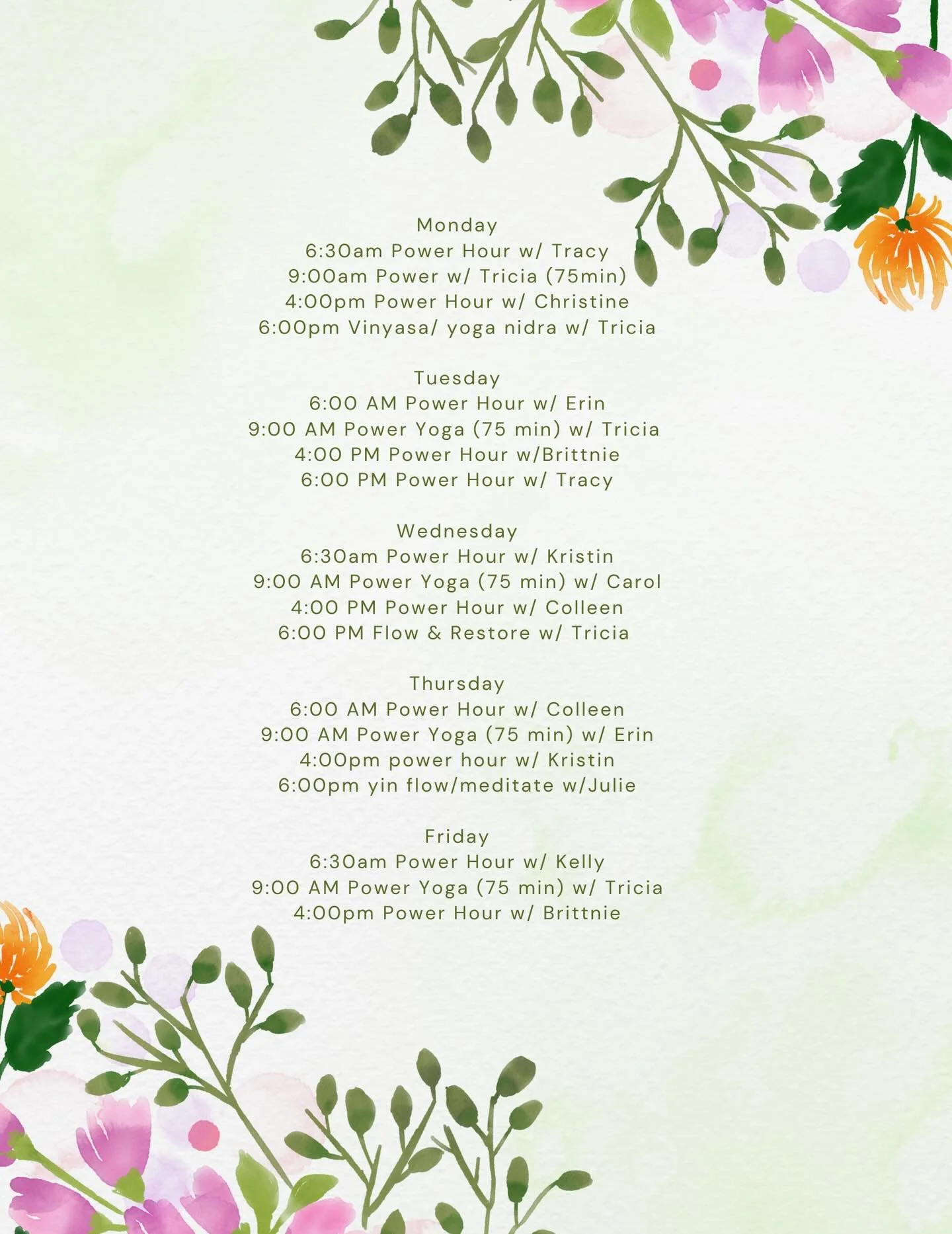 Join us all week to flow and breathe on the mat! 🐘🌳🌷
&bull;
&bull;
&bull;
#ety #elephanttreeyoga #ipswichma #ipswichyoga #northshore northshorema northshoreyoga northshoremayoga poweryoga power vinyasa